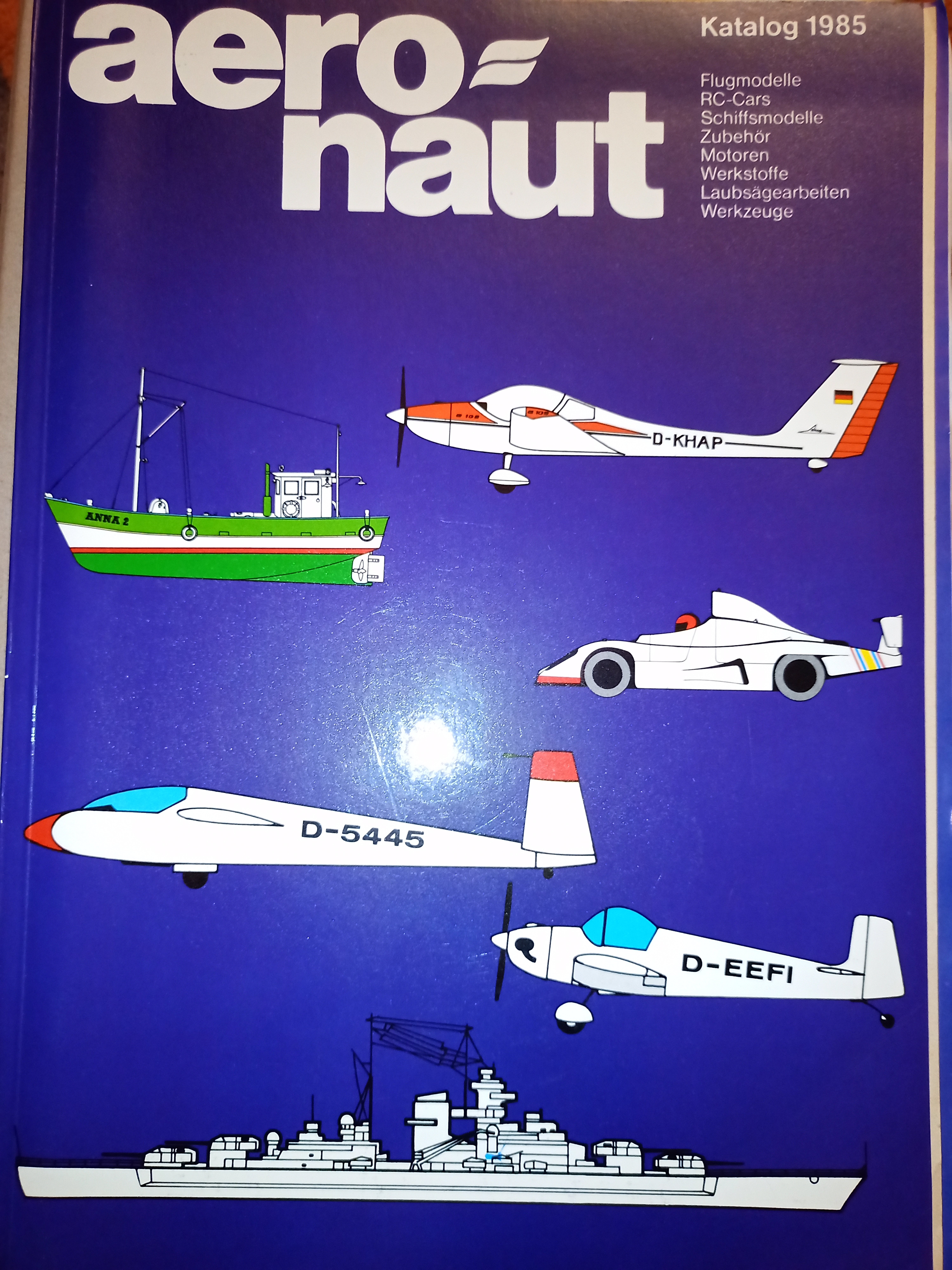Aeronaut Katalog 1985 (Deutsches Segelflugmuseum mit Modellflug CC BY-NC-SA)