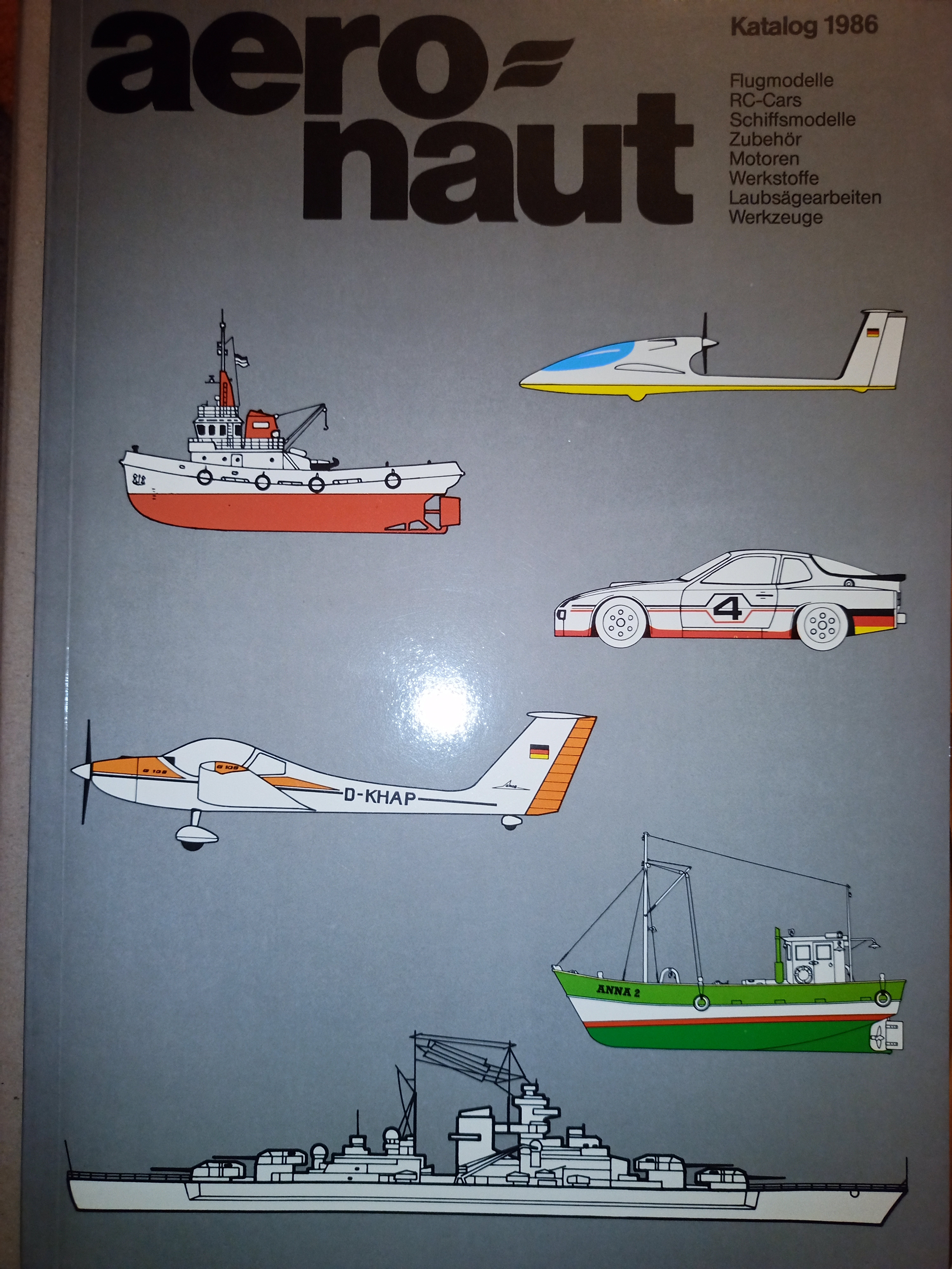 Aeronaut Katalog 1986 (Deutsches Segelflugmuseum mit Modellflug CC BY-NC-SA)