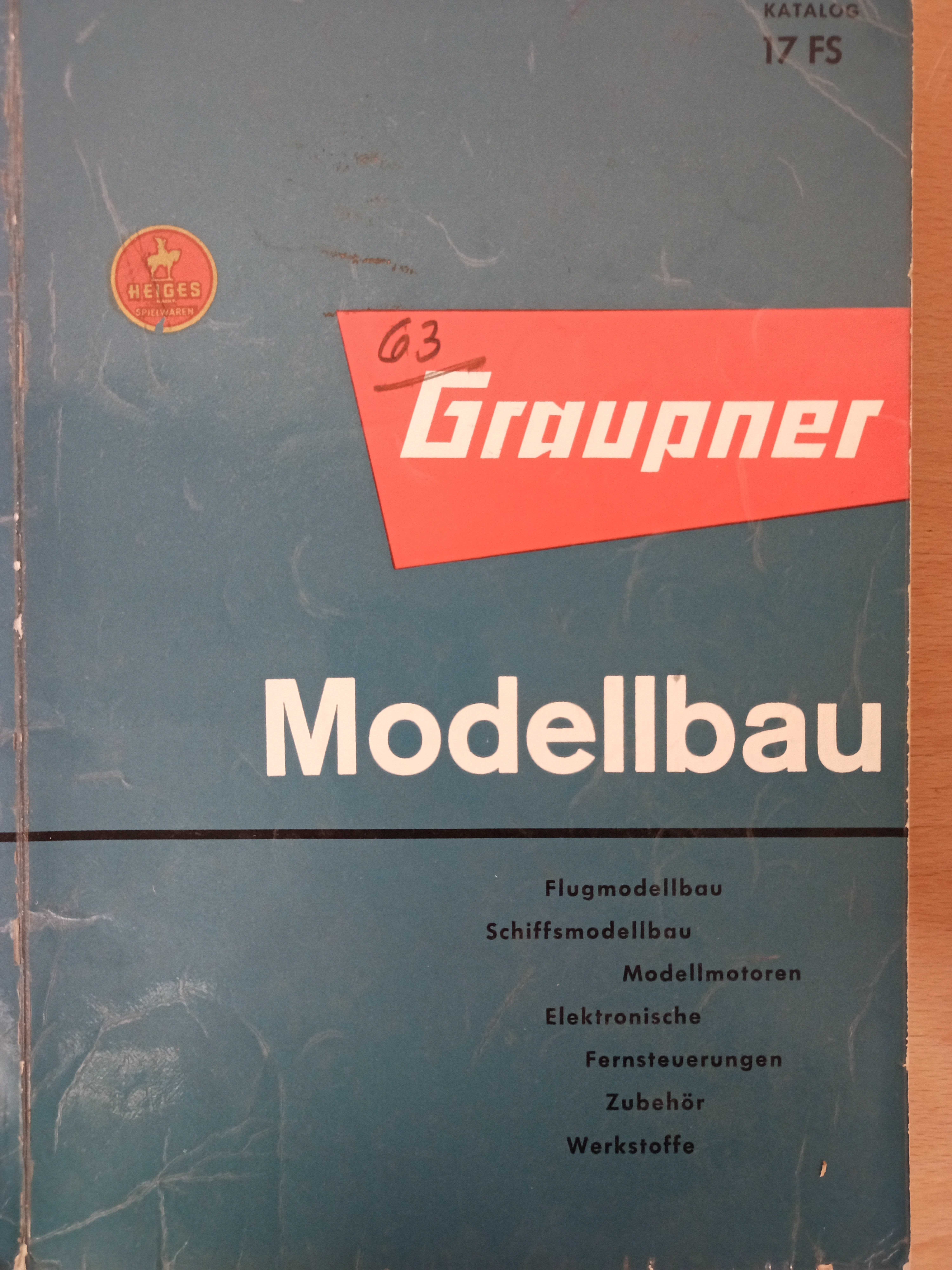Graupner Katalog 17FS (Deutsches Segelflugmuseum mit Modellflug CC BY-NC-SA)
