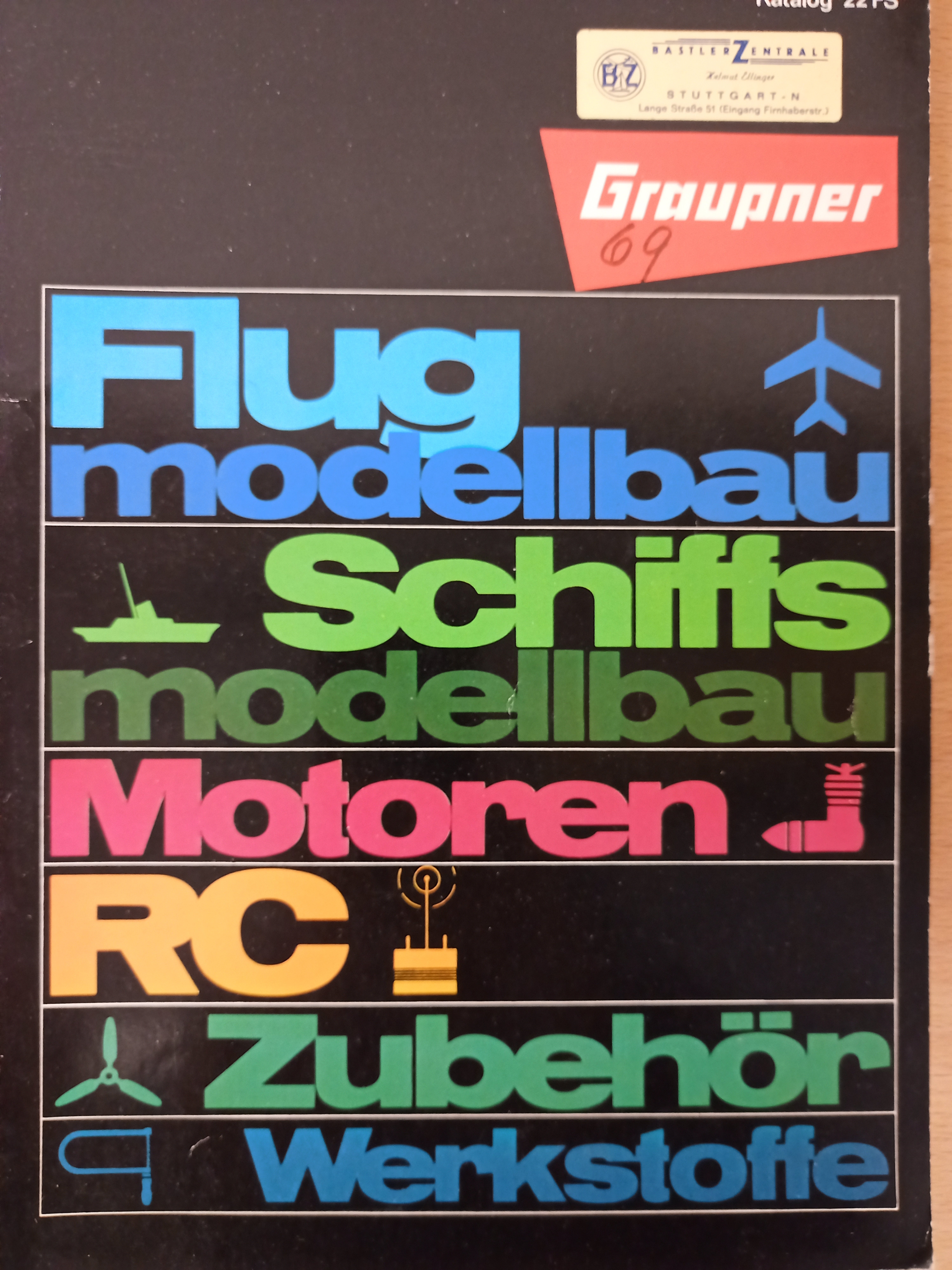 Graupner Katalog 1969 (Deutsches Segelflugmuseum mit Modellflug CC BY-NC-SA)