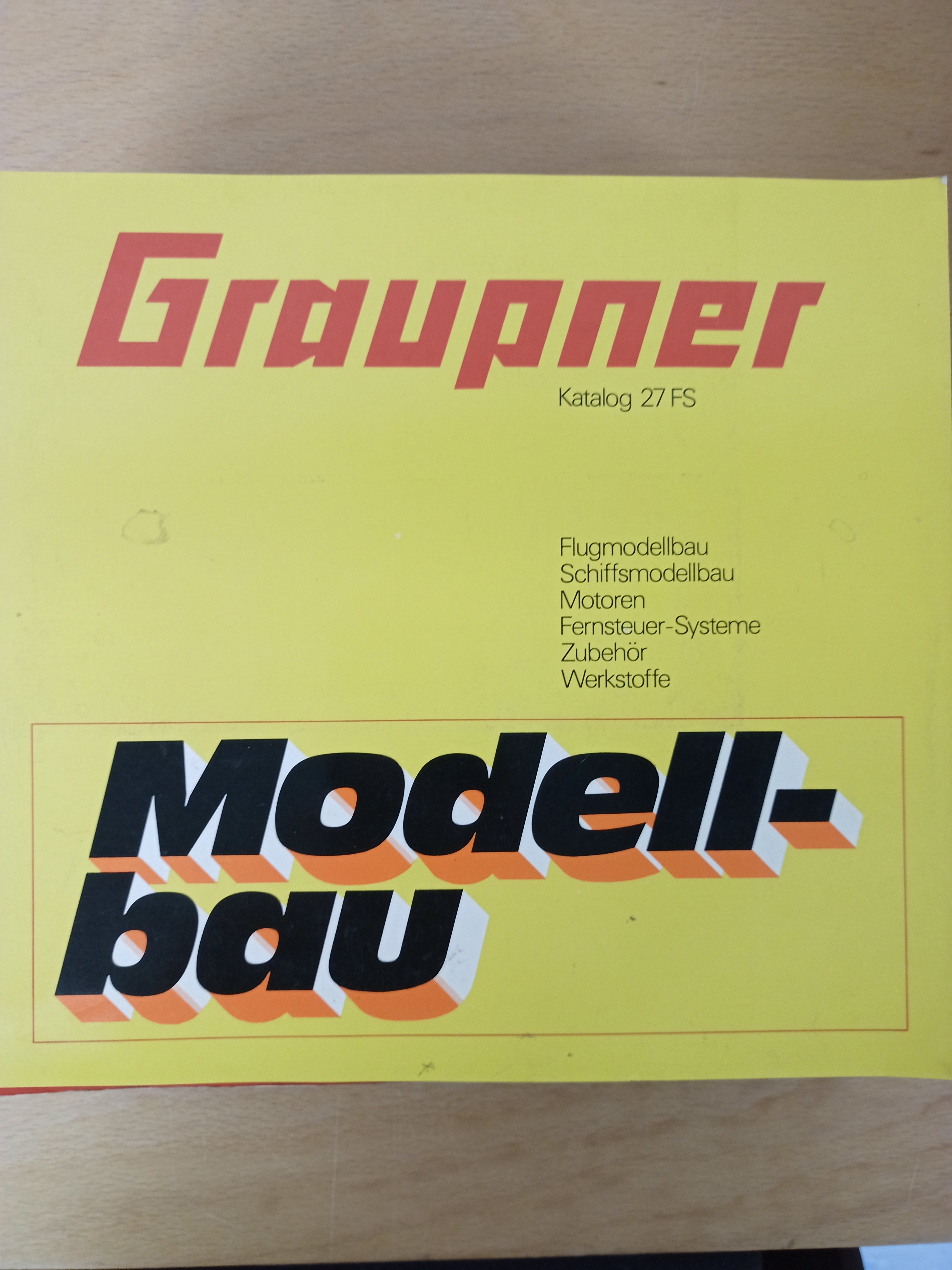 Graupner Katalog 27FS (Deutsches Segelflugmuseum mit Modellflug CC BY-NC-SA)