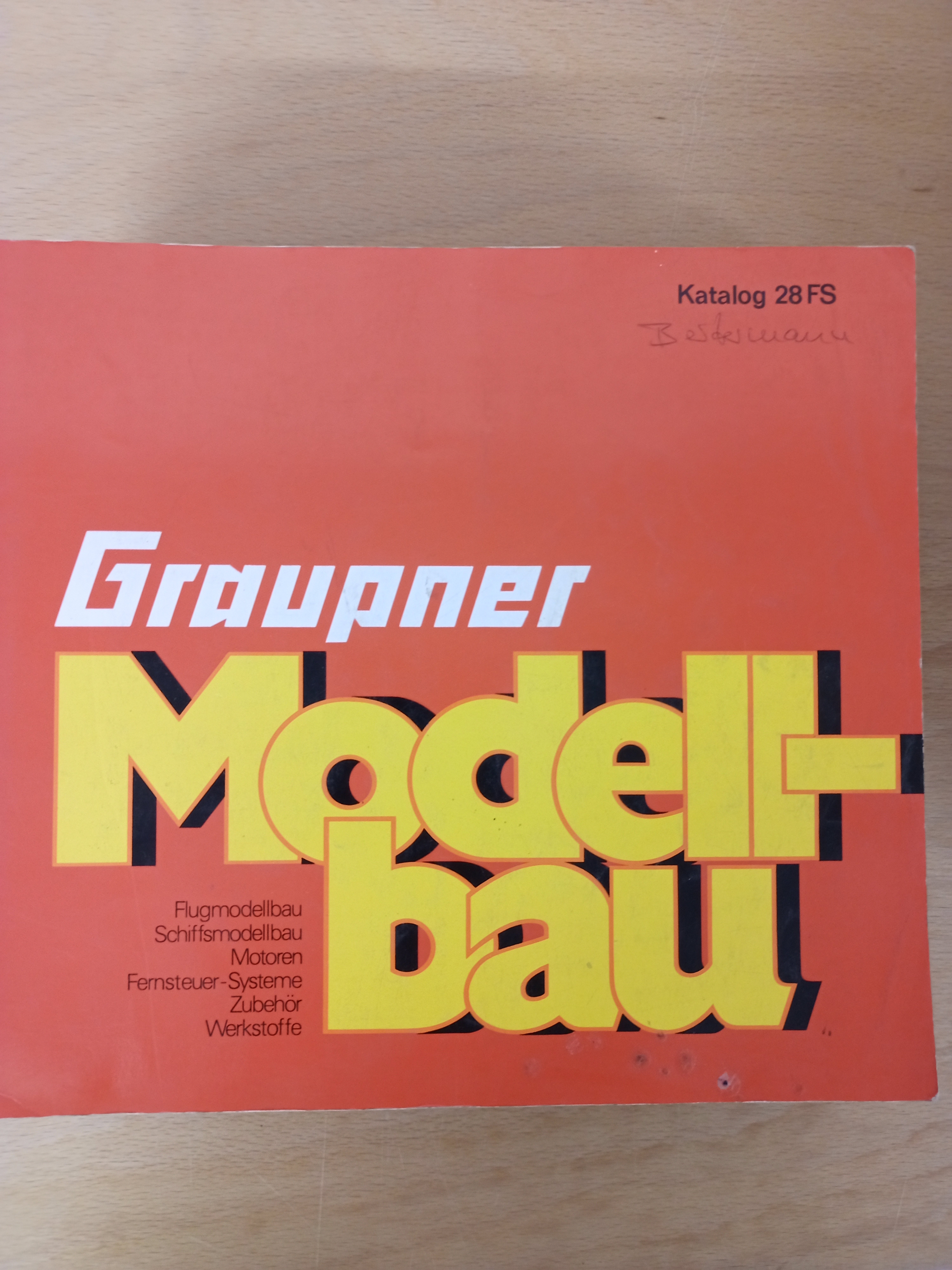 Graupner Katalog 28FS (Deutsches Segelflugmuseum mit Modellflug CC BY-NC-SA)