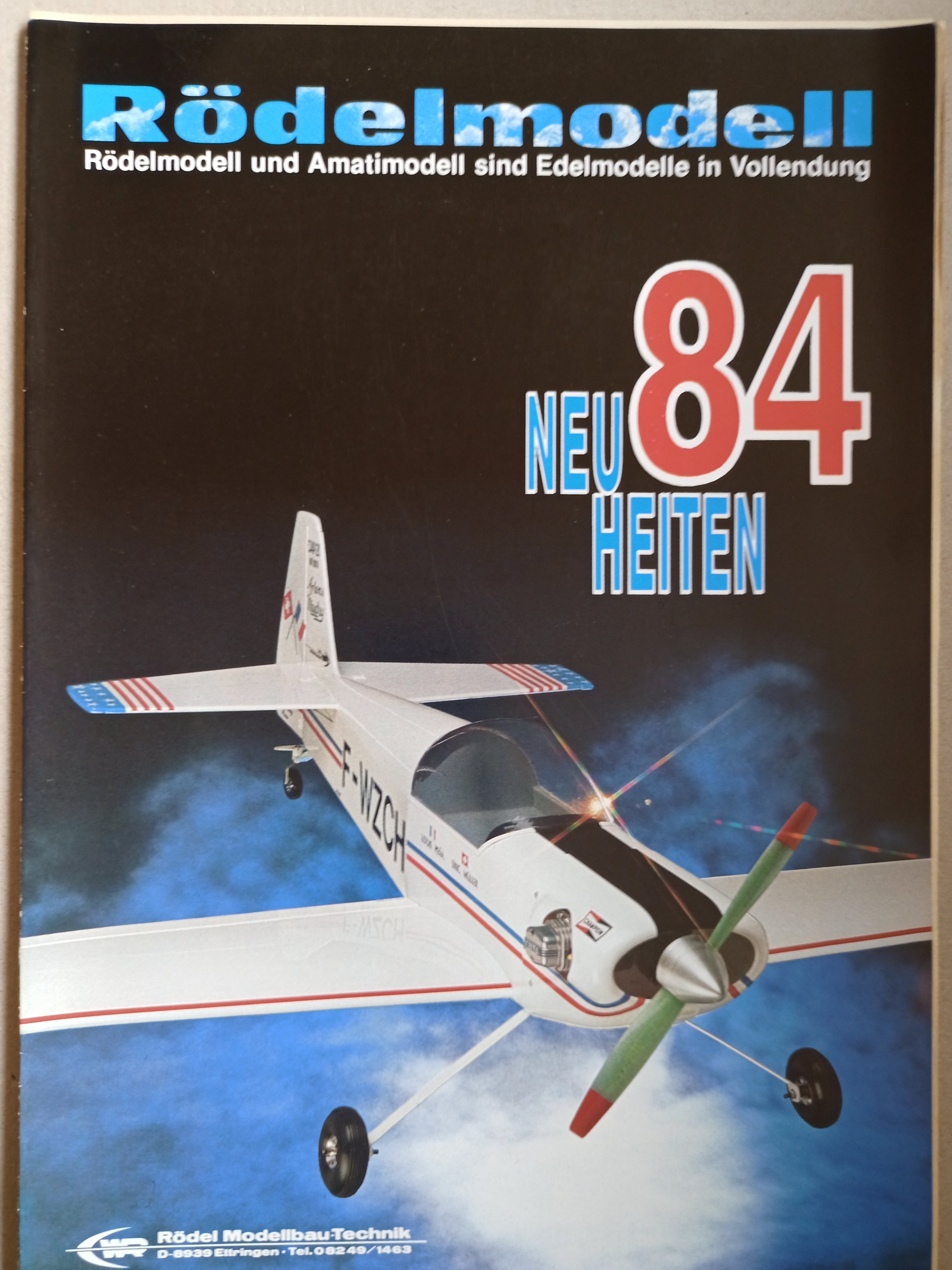 Neuheiten Rödelmodell 1984 (Deutsches Segelflugmuseum mit Modellflug CC BY-NC-SA)