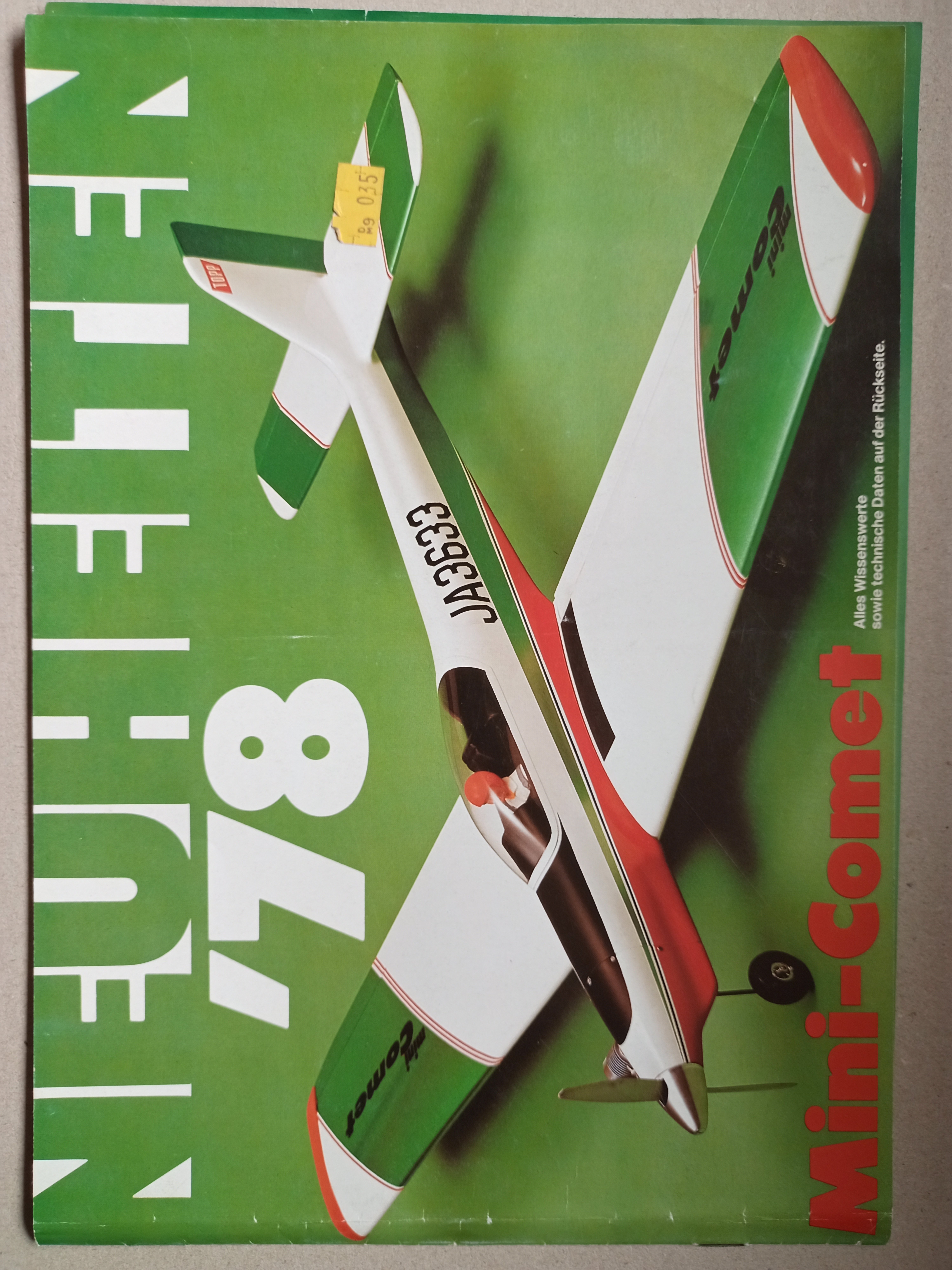 Neuheiten Topp Modelle 1978 (Deutsches Segelflugmuseum mit Modellflug CC BY-NC-SA)