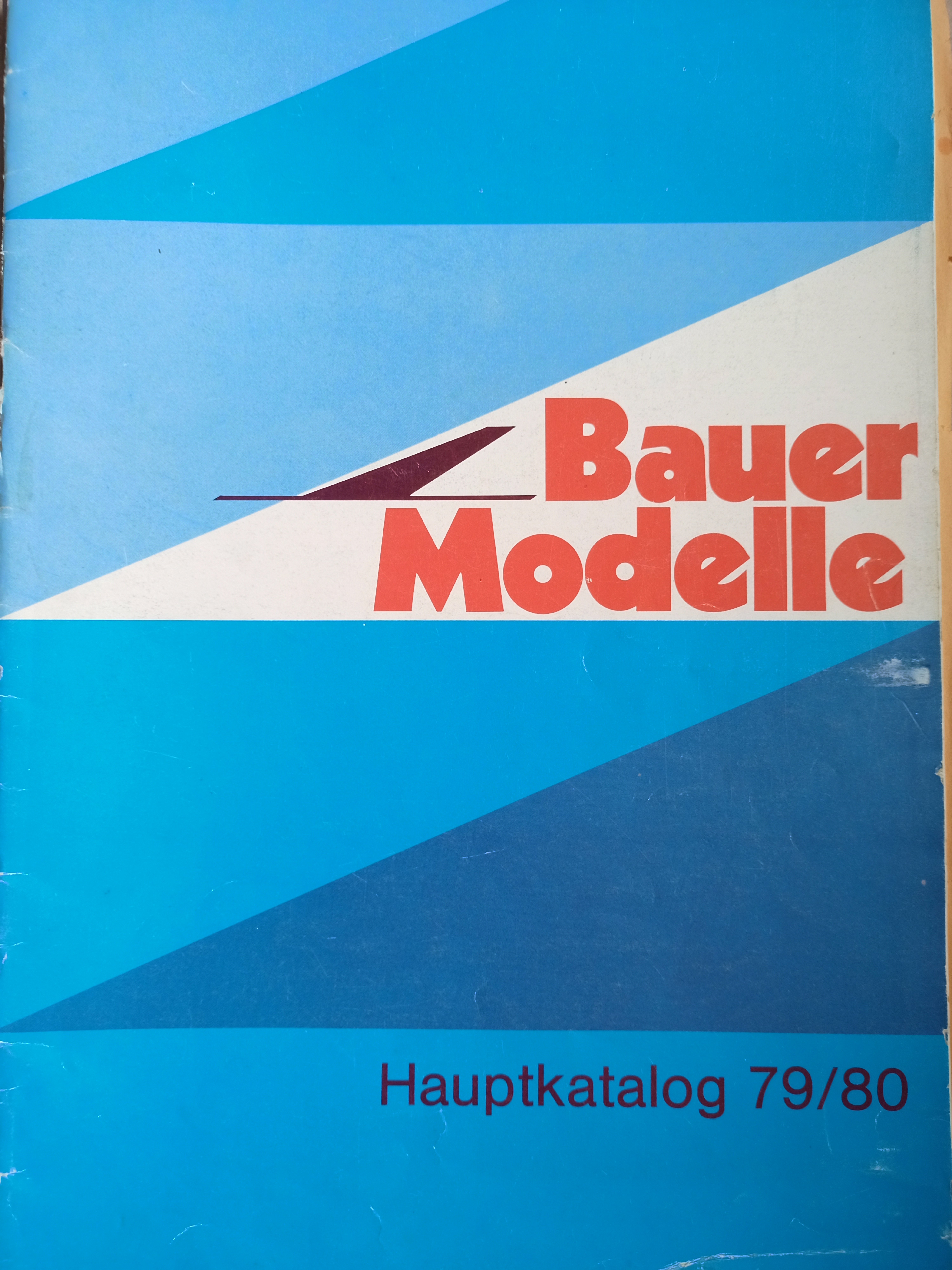 Hauptkatalog Bauer Modelle 1979/80 (Deutsches Segelflugmuseum mit Modellflug CC BY-NC-SA)