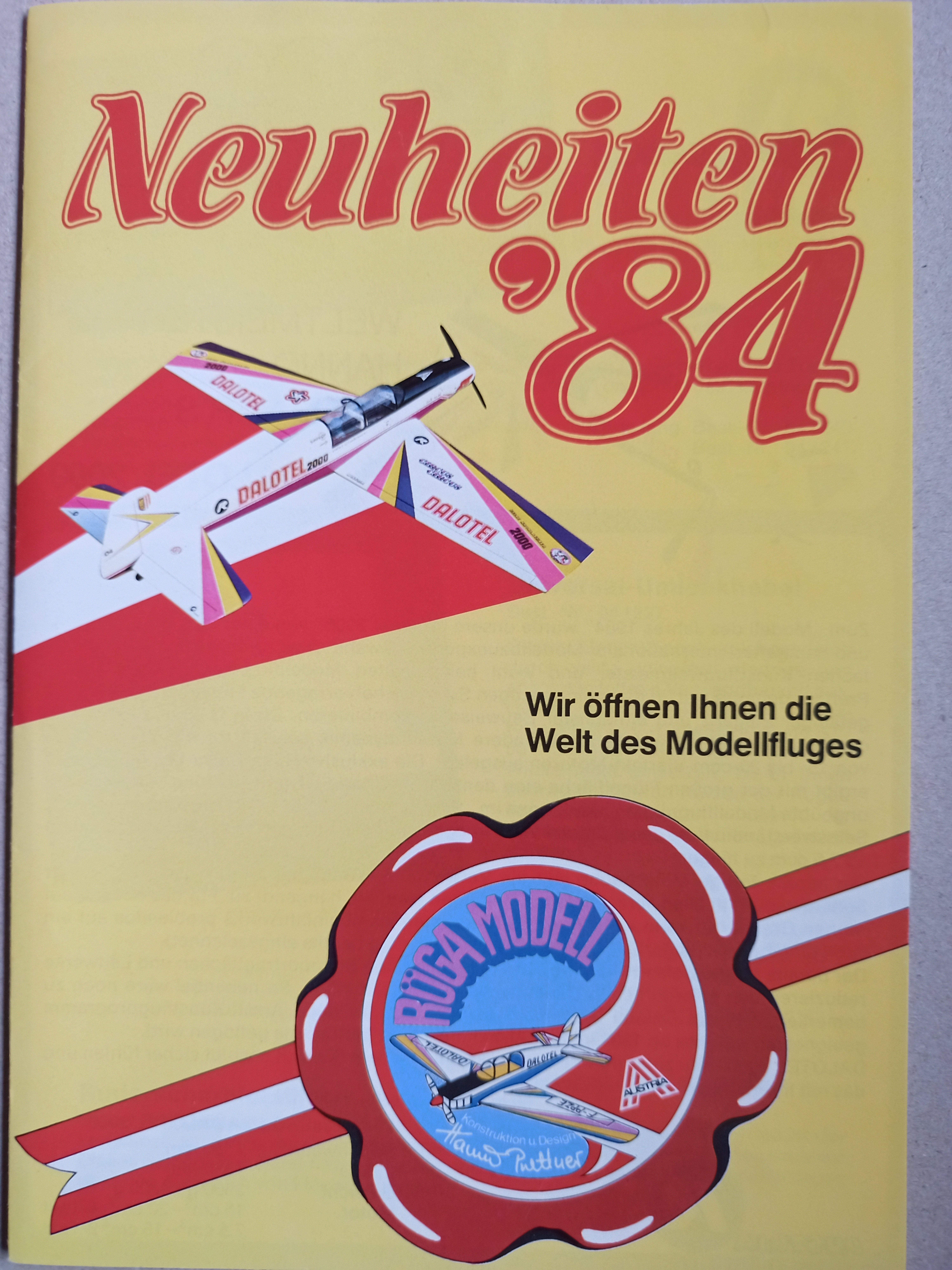 Röga Modell Neuheiten 1984 (Deutsches Segelflugmuseum mit Modellflug CC BY-NC-SA)