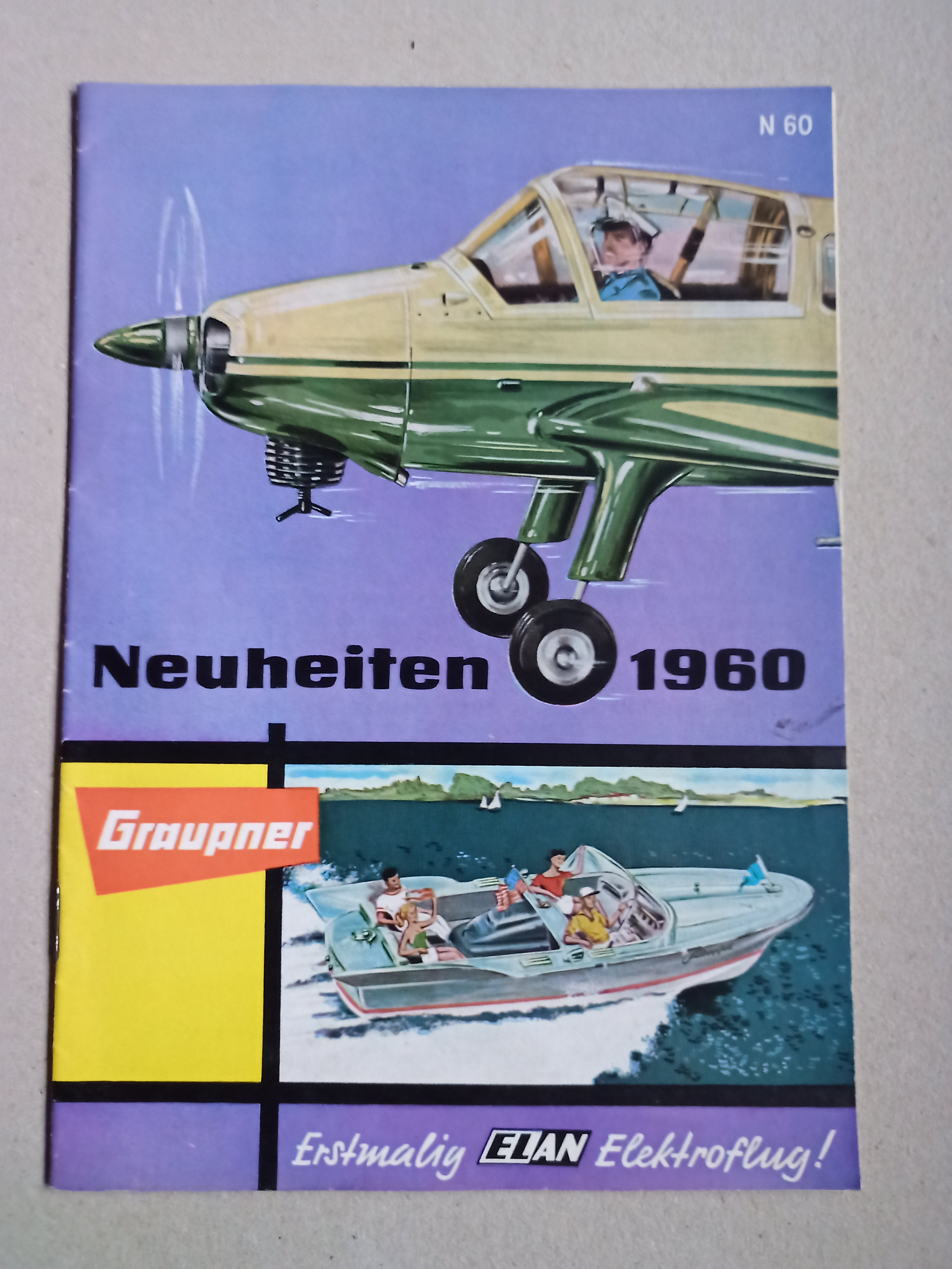 Graupner Neuheiten 1960 (Deutsches Segelflugmuseum mit Modellflug CC BY-NC-SA)