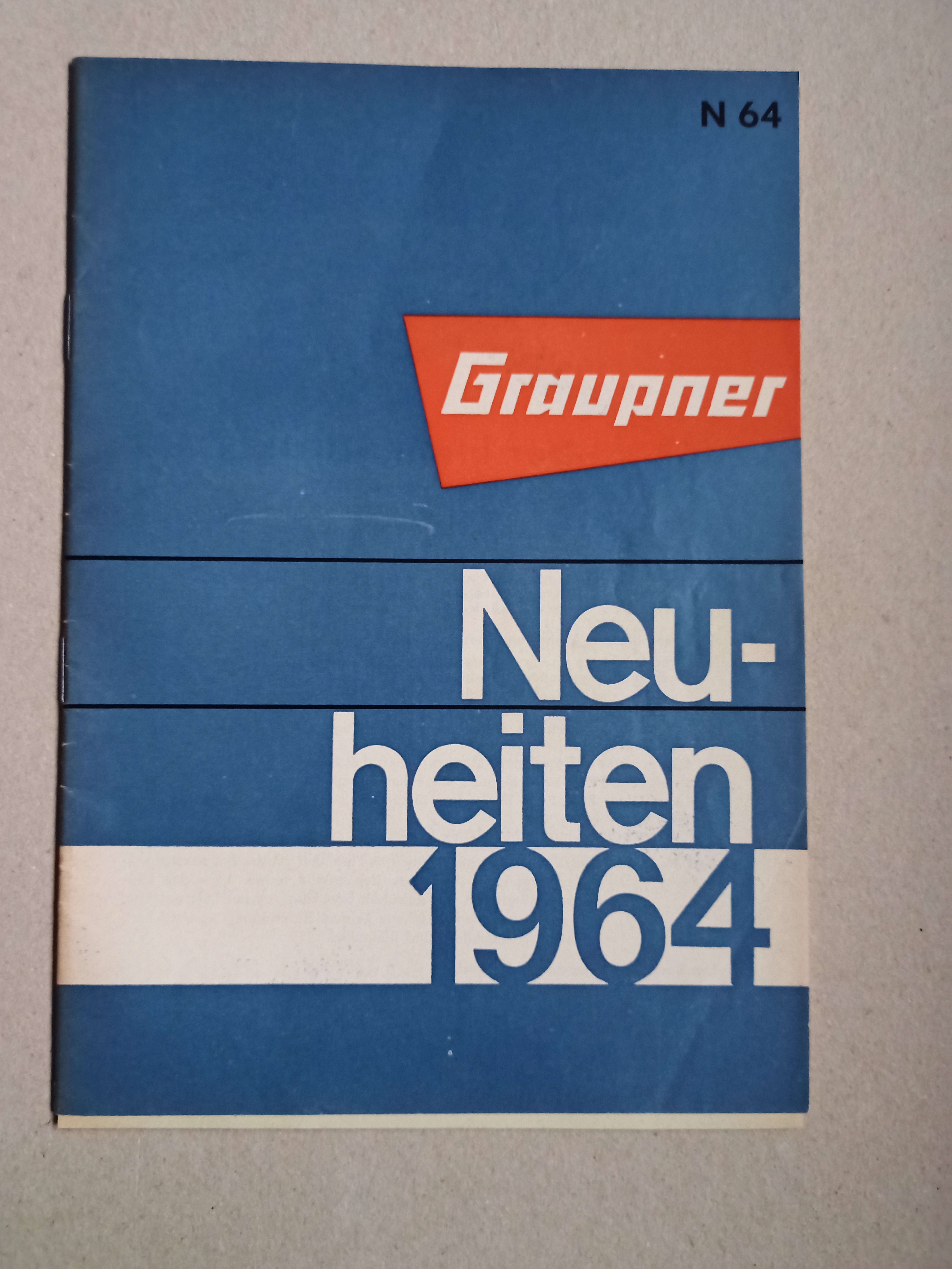 Graupner Neuheiten 1964 (Deutsches Segelflugmuseum mit Modellflug CC BY-NC-SA)