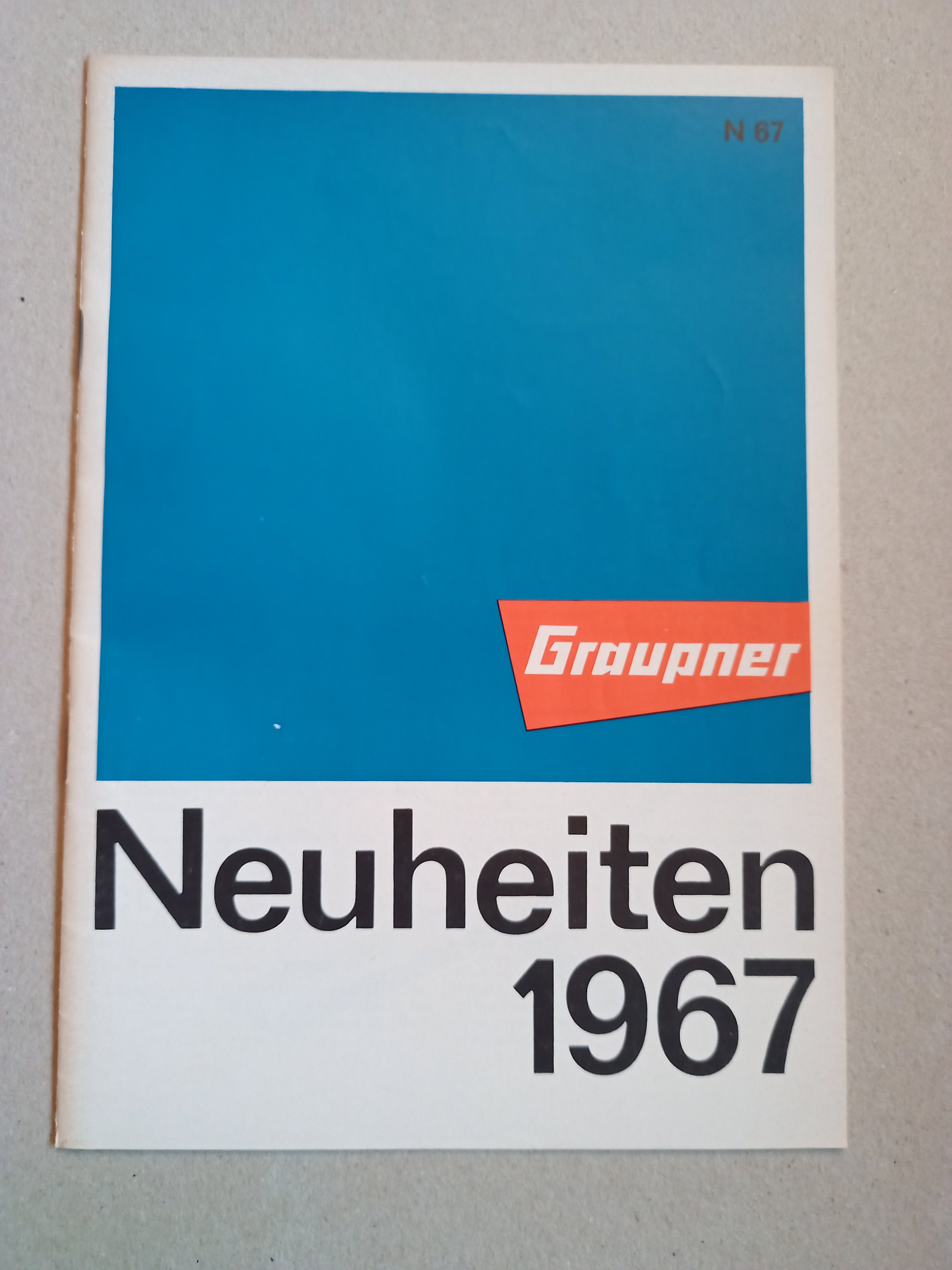 Graupner Neuheiten 1967 (Deutsches Segelflugmuseum mit Modellflug CC BY-NC-SA)