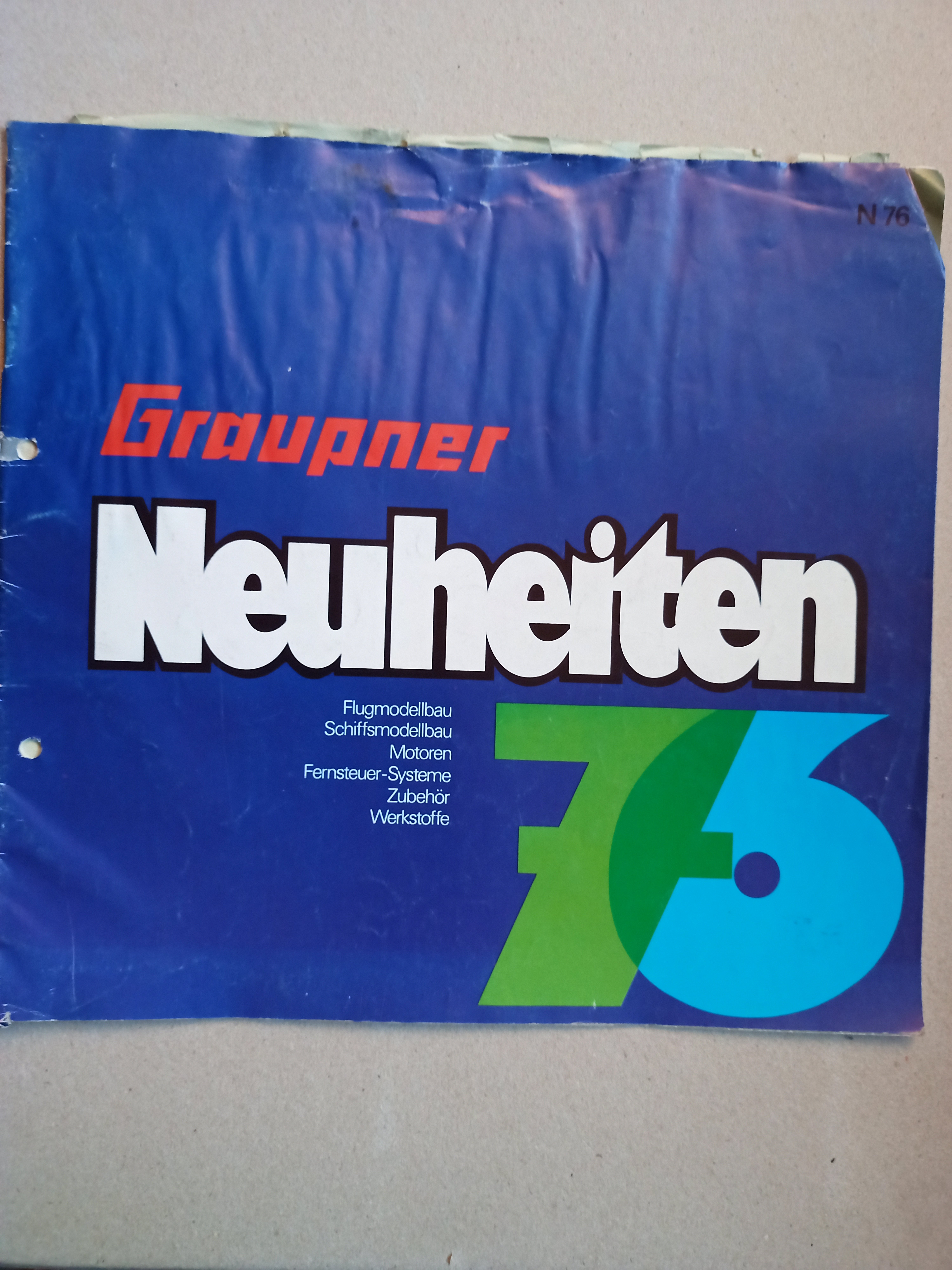 Graupner Neuheiten 1976 (Deutsches Segelflugmuseum mit Modellflug CC BY-NC-SA)