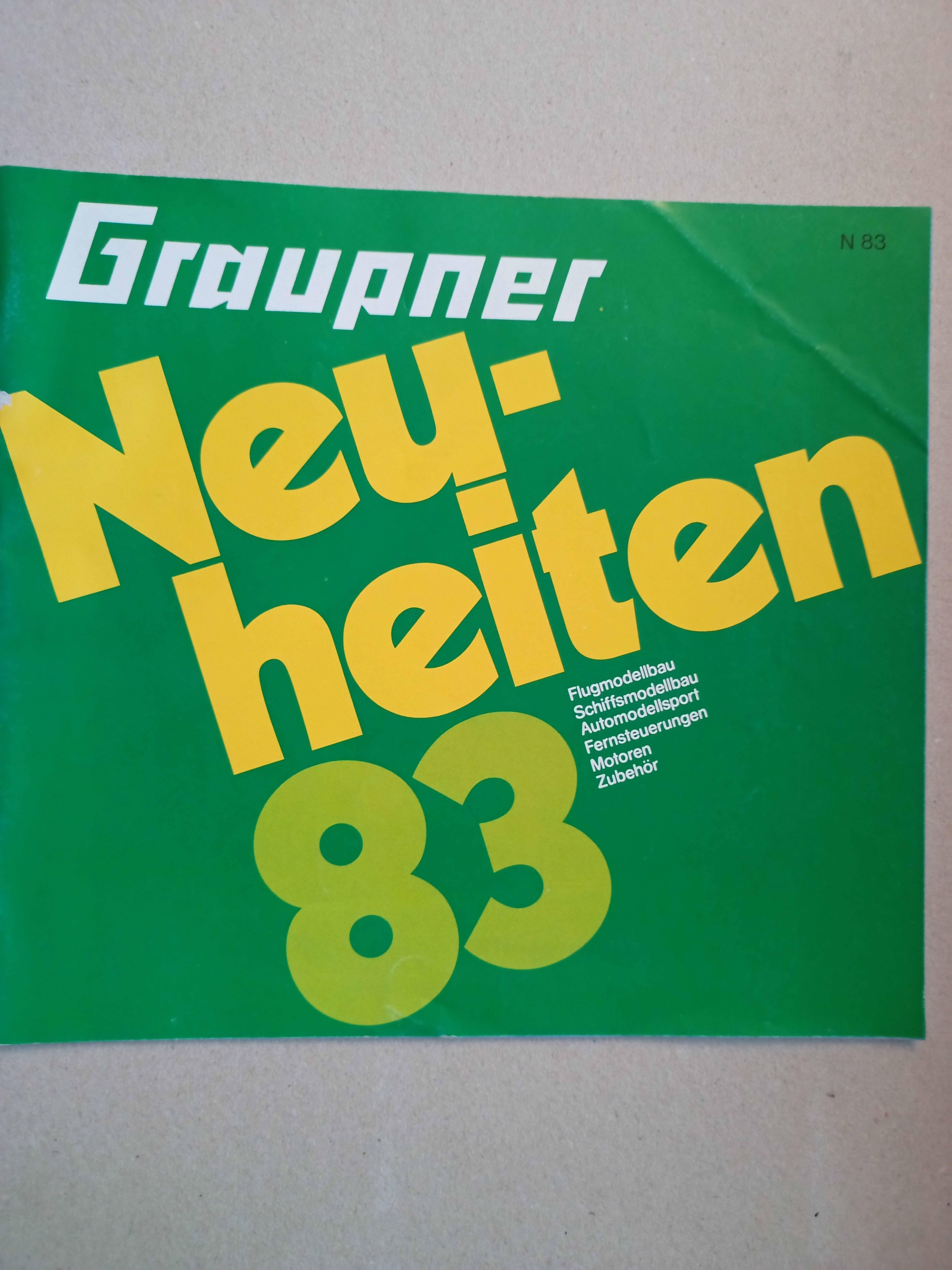 Graupner Neuheiten 1983 (Deutsches Segelflugmuseum mit Modellflug CC BY-NC-SA)