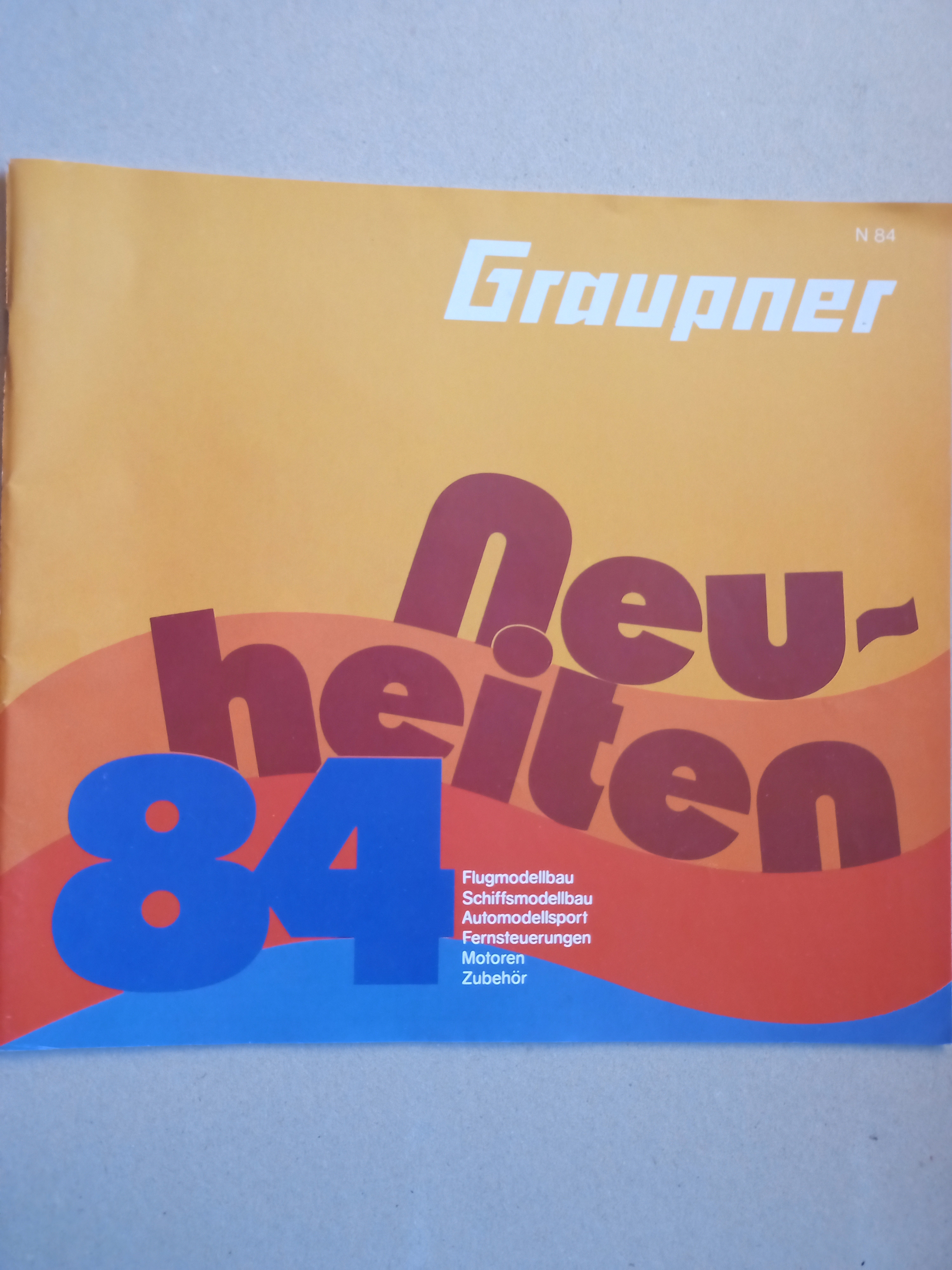 Graupner Neuheiten 1984 (Deutsches Segelflugmuseum mit Modellflug CC BY-NC-SA)