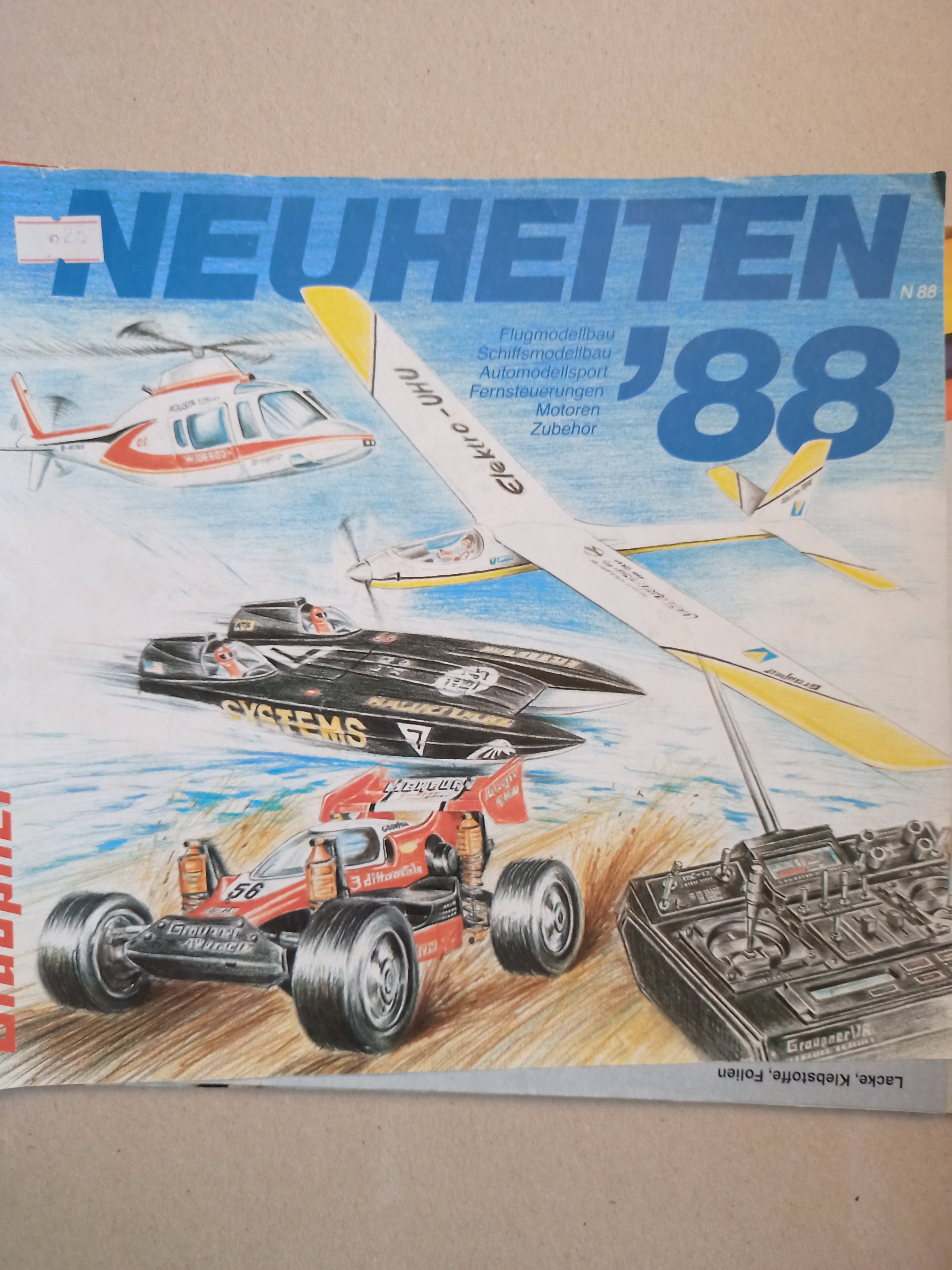Graupner Neuheiten 1988 (Deutsches Segelflugmuseum mit Modellflug CC BY-NC-SA)