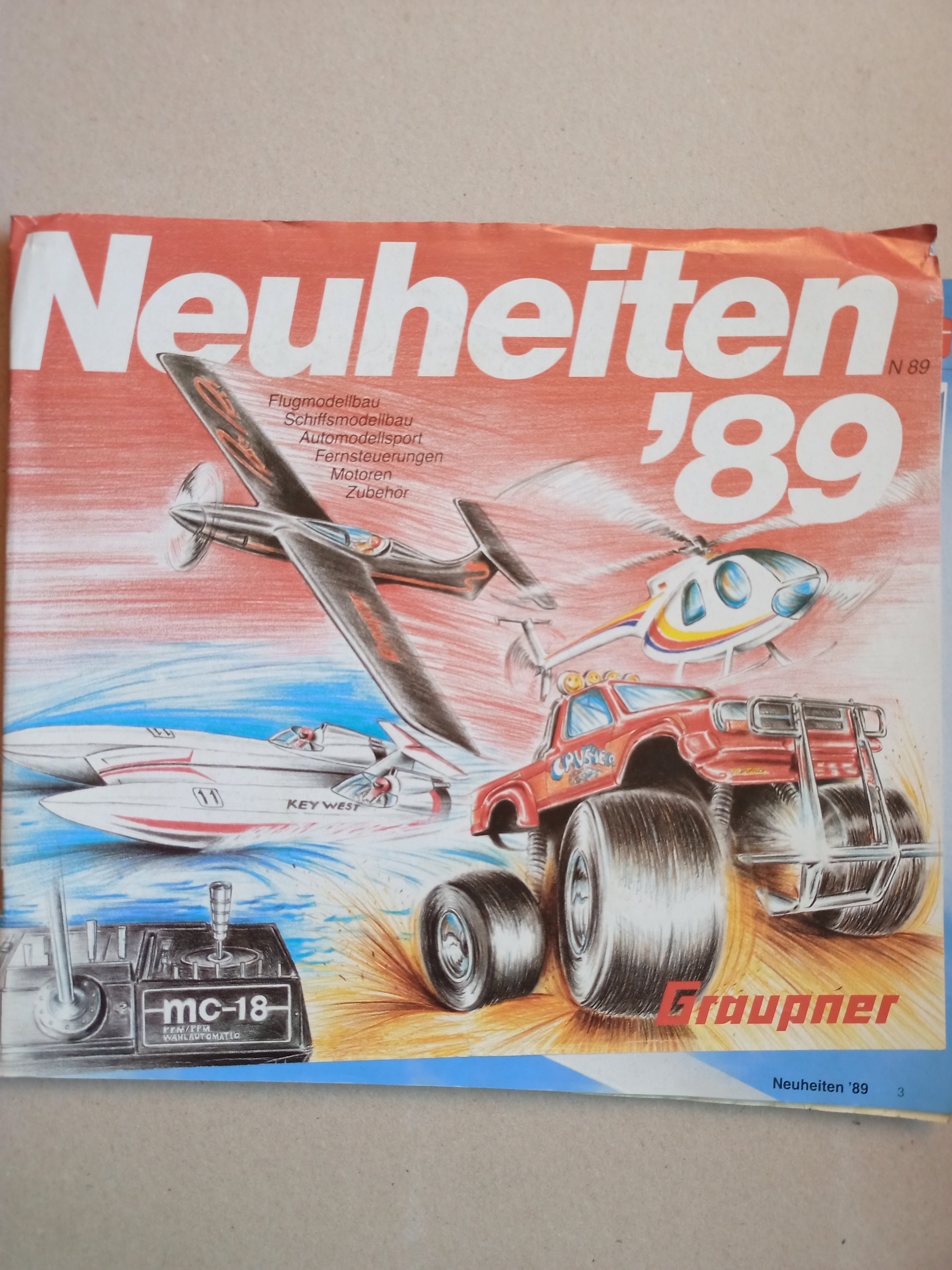 Graupner Neuheiten 1989 (Deutsches Segelflugmuseum mit Modellflug CC BY-NC-SA)