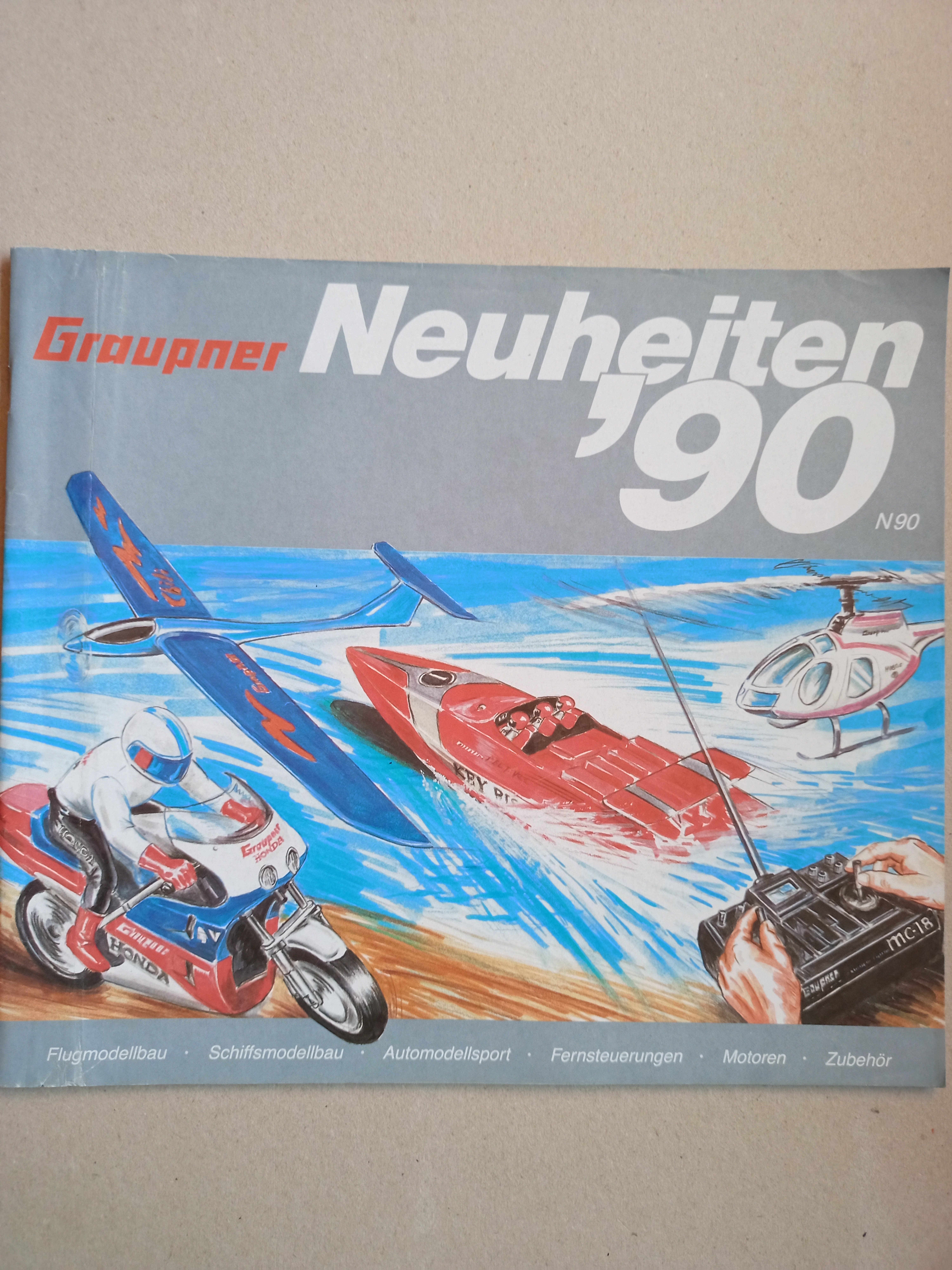 Graupner Neuheiten 1990 (Deutsches Segelflugmuseum mit Modellflug CC BY-NC-SA)
