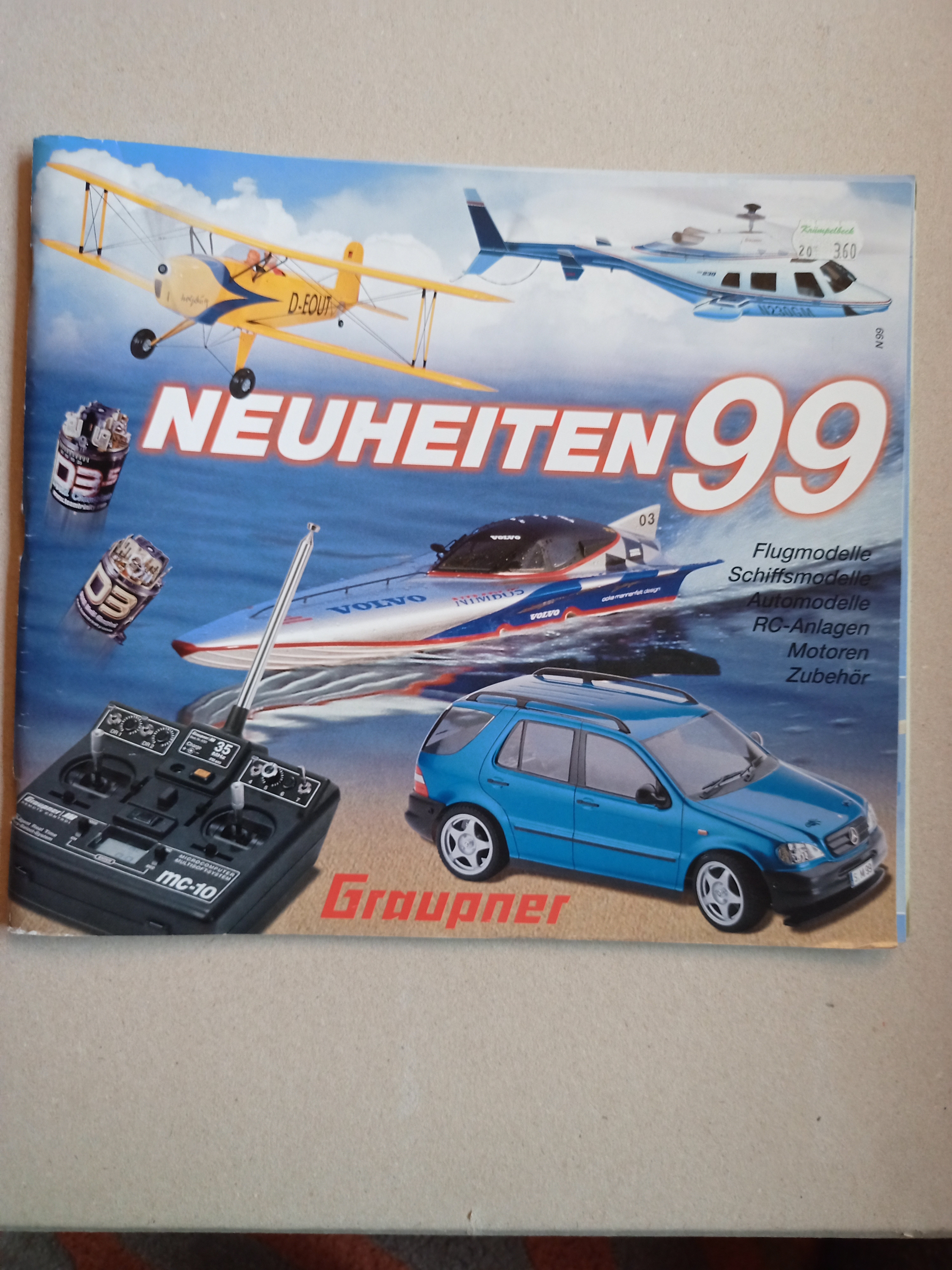 Graupner Neuheiten 1999 (Deutsches Segelflugmuseum mit Modellflug CC BY-NC-SA)