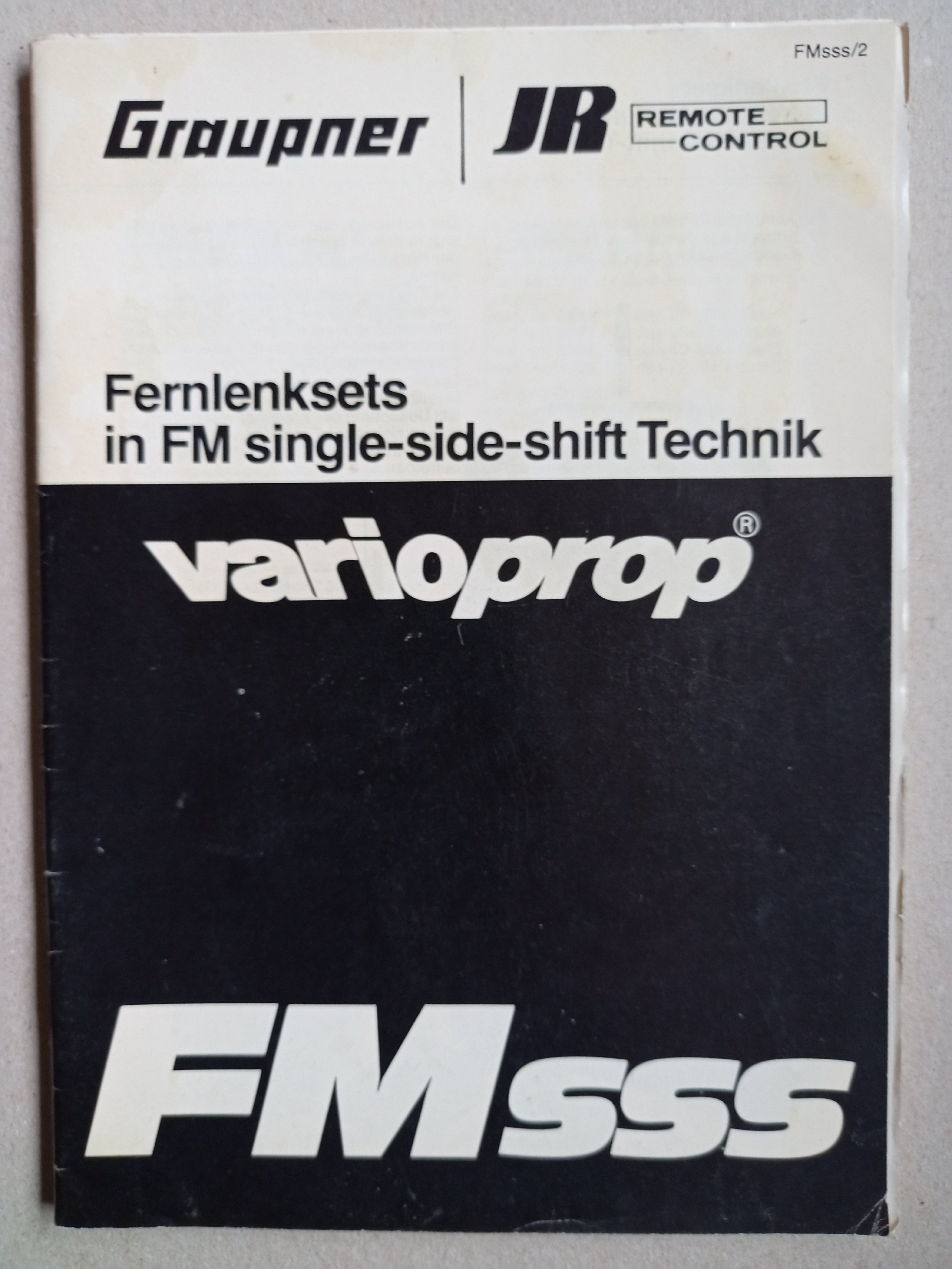 Graupner Prospekt FMsss/2 (Deutsches Segelflugmuseum mit Modellflug CC BY-NC-SA)