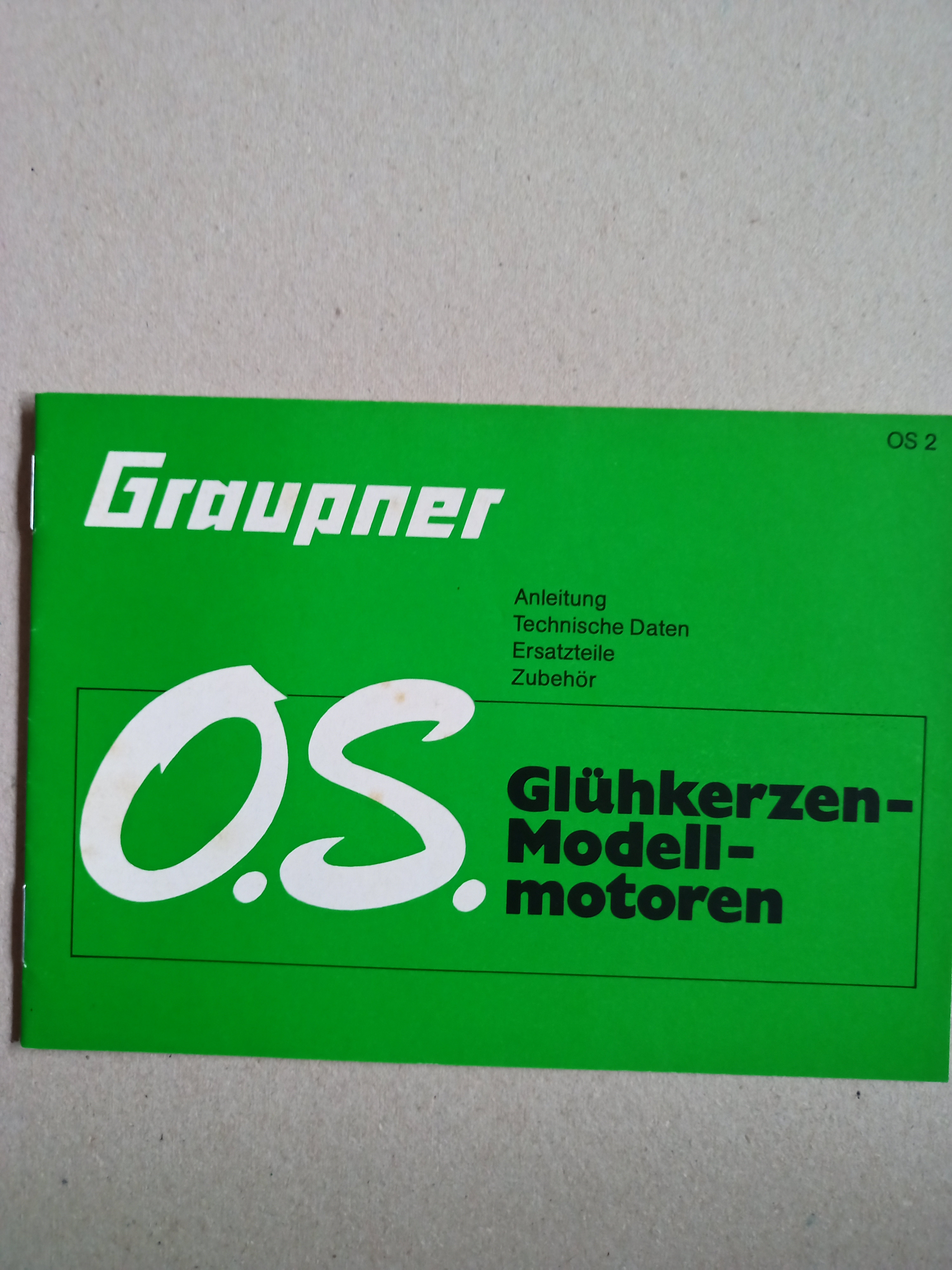 Graupner OS-Motoren OS2 (Deutsches Segelflugmuseum mit Modellflug CC BY-NC-SA)