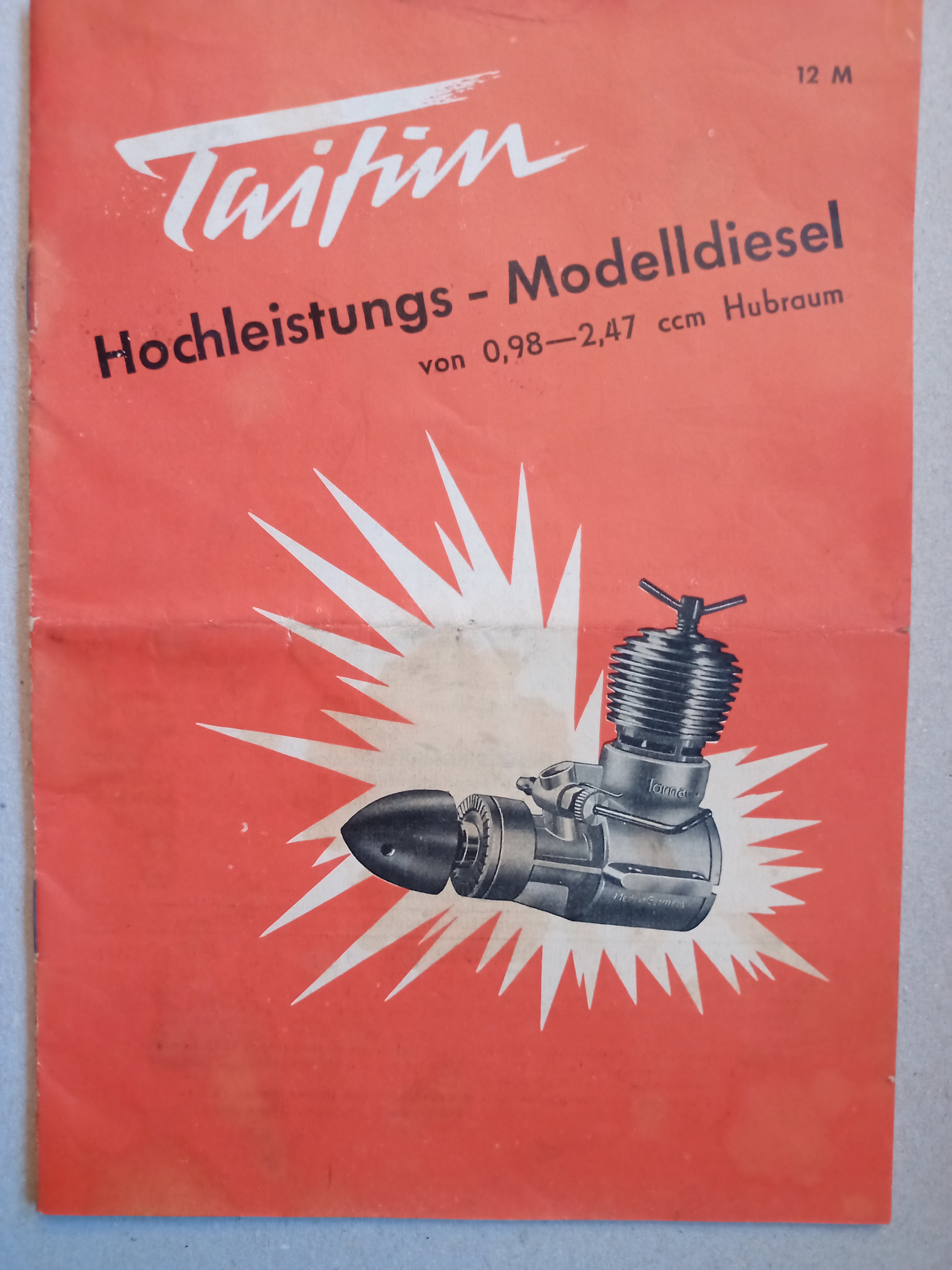Graupner Prospekt Taifun-Motoren (Deutsches Segelflugmuseum mit Modellflug CC BY-NC-SA)