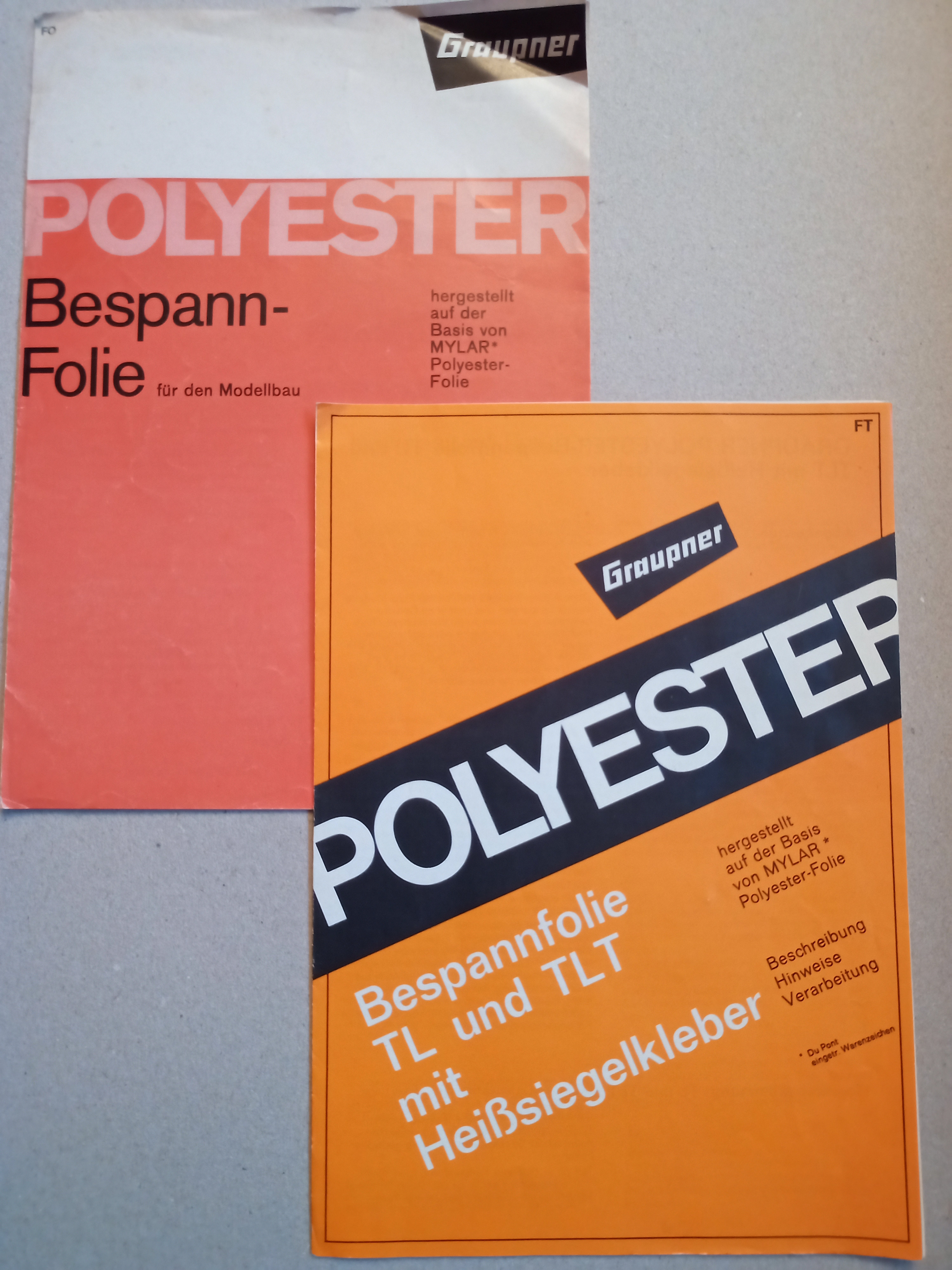 Graupner Anleitung Polyesterfolie (Deutsches Segelflugmuseum mit Modellflug CC BY-NC-SA)