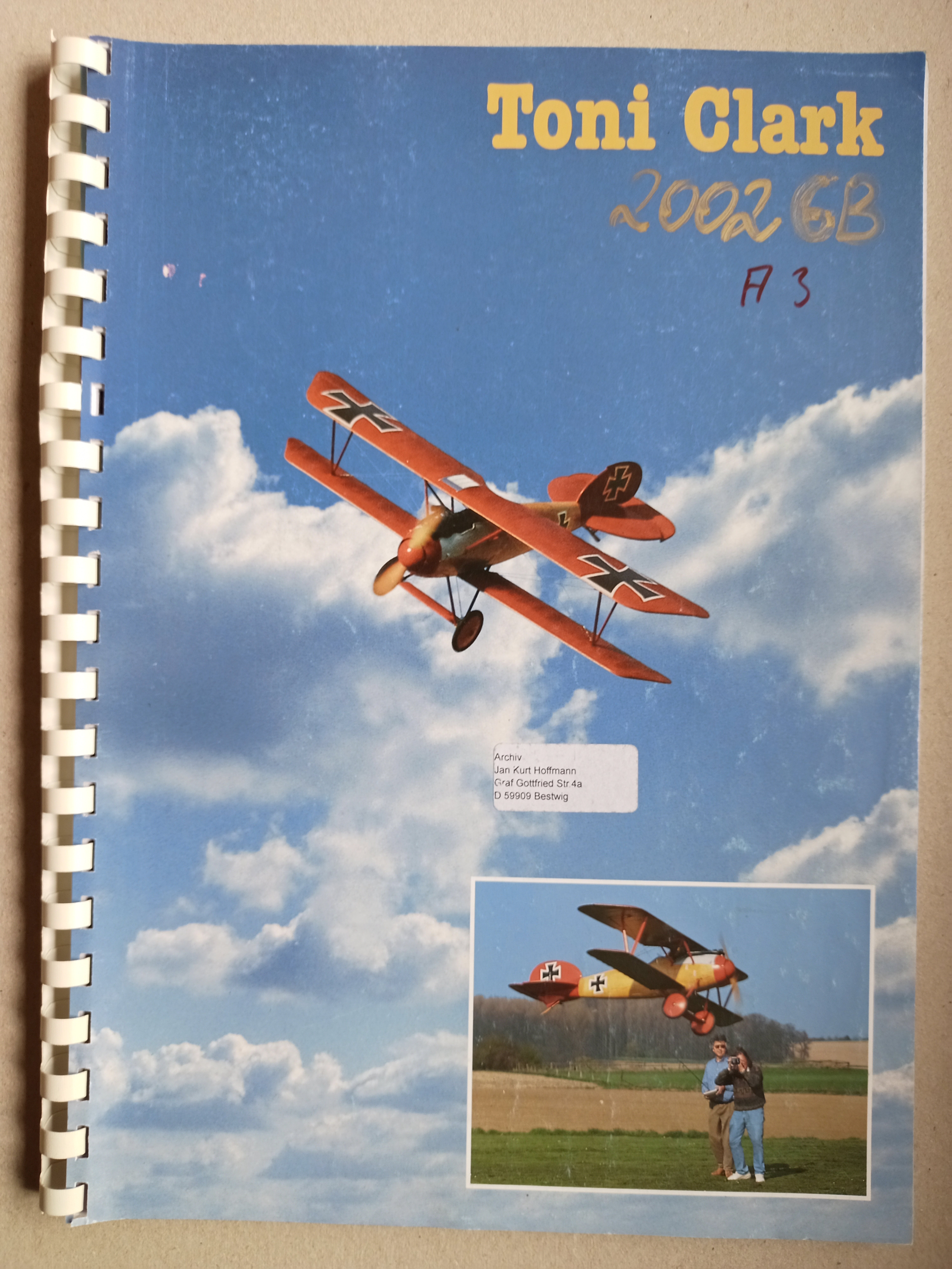 Katalog Toni Clark 2002 (Deutsches Segelflugmuseum mit Modellflug CC BY-NC-SA)