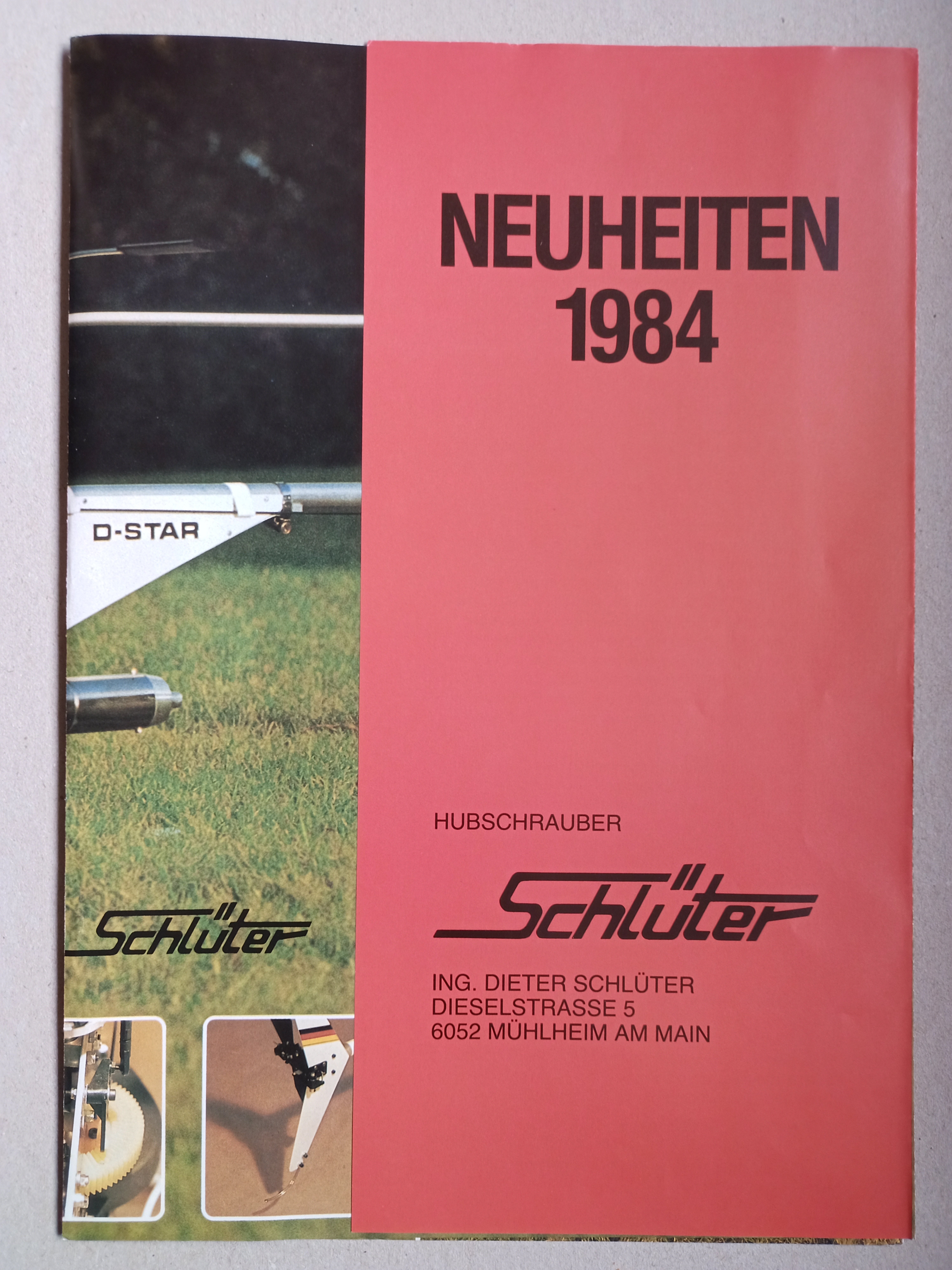 Neuheiten Schlüter 1984 (Deutsches Segelflugmuseum mit Modellflug CC BY-NC-SA)