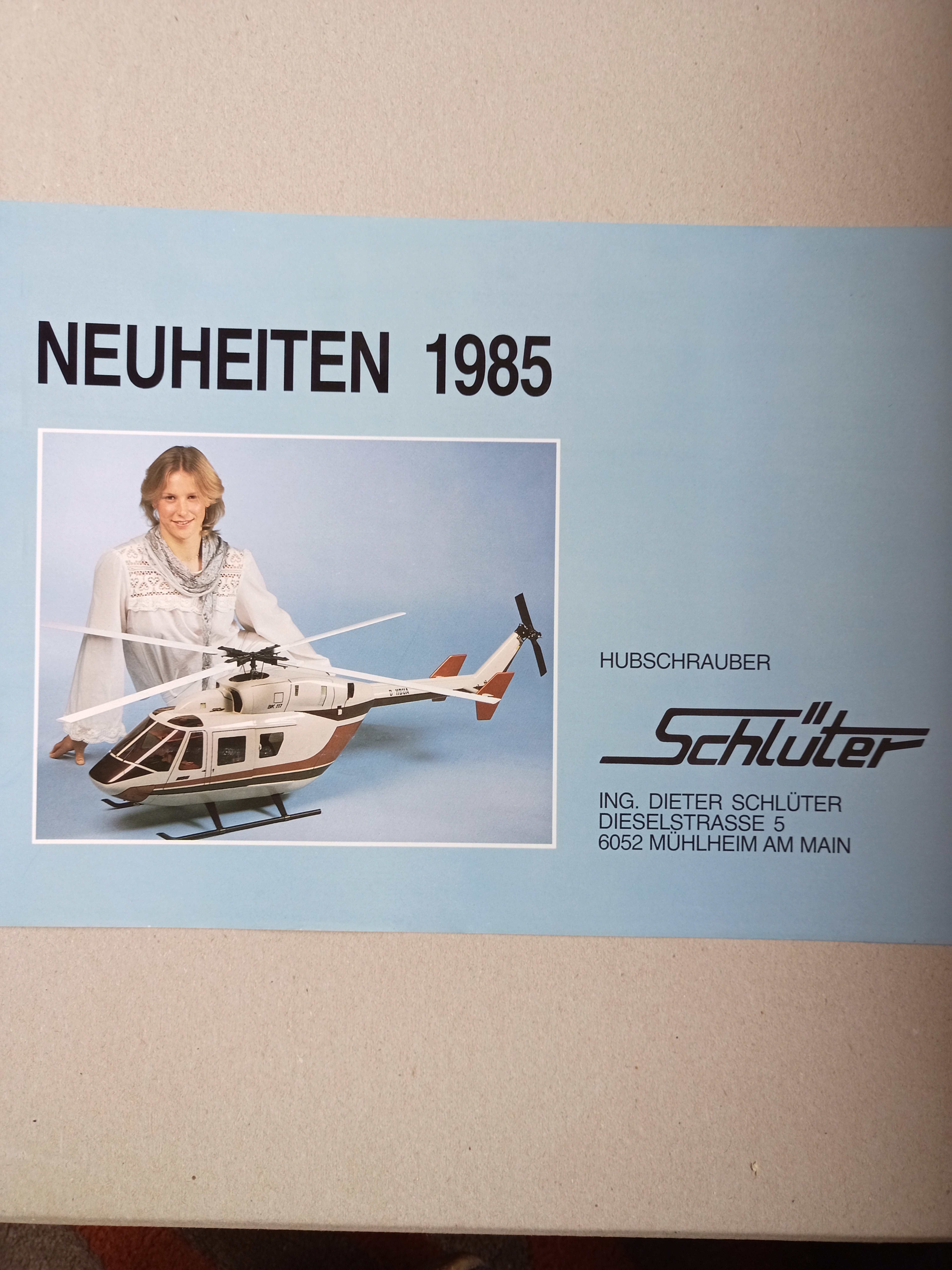 Neuheiten Schlüter 1985 (Deutsches Segelflugmuseum mit Modellflug CC BY-NC-SA)