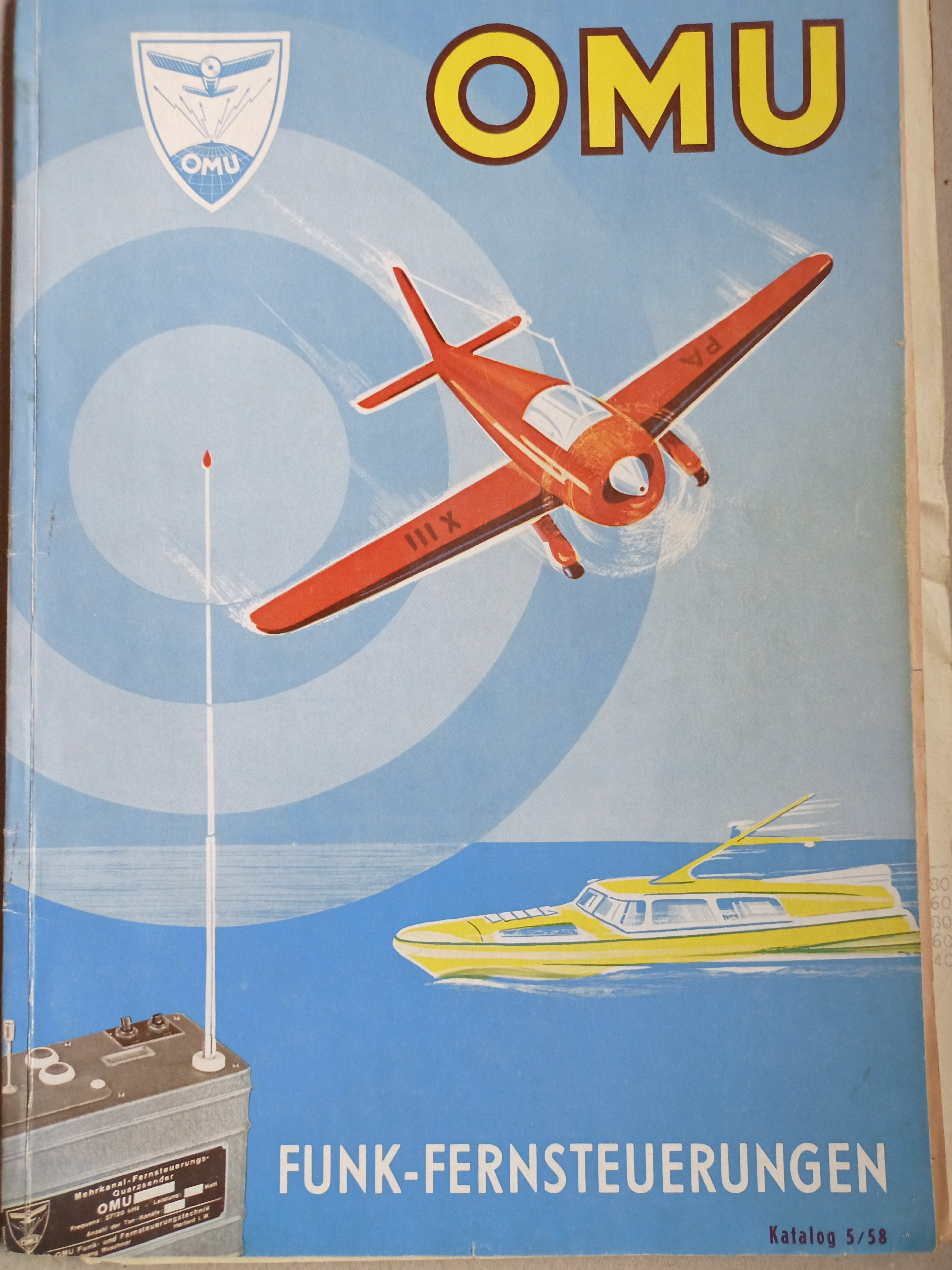 Katalog OMU 5/1958 (Deutsches Segelflugmuseum mit Modellflug CC BY-NC-SA)