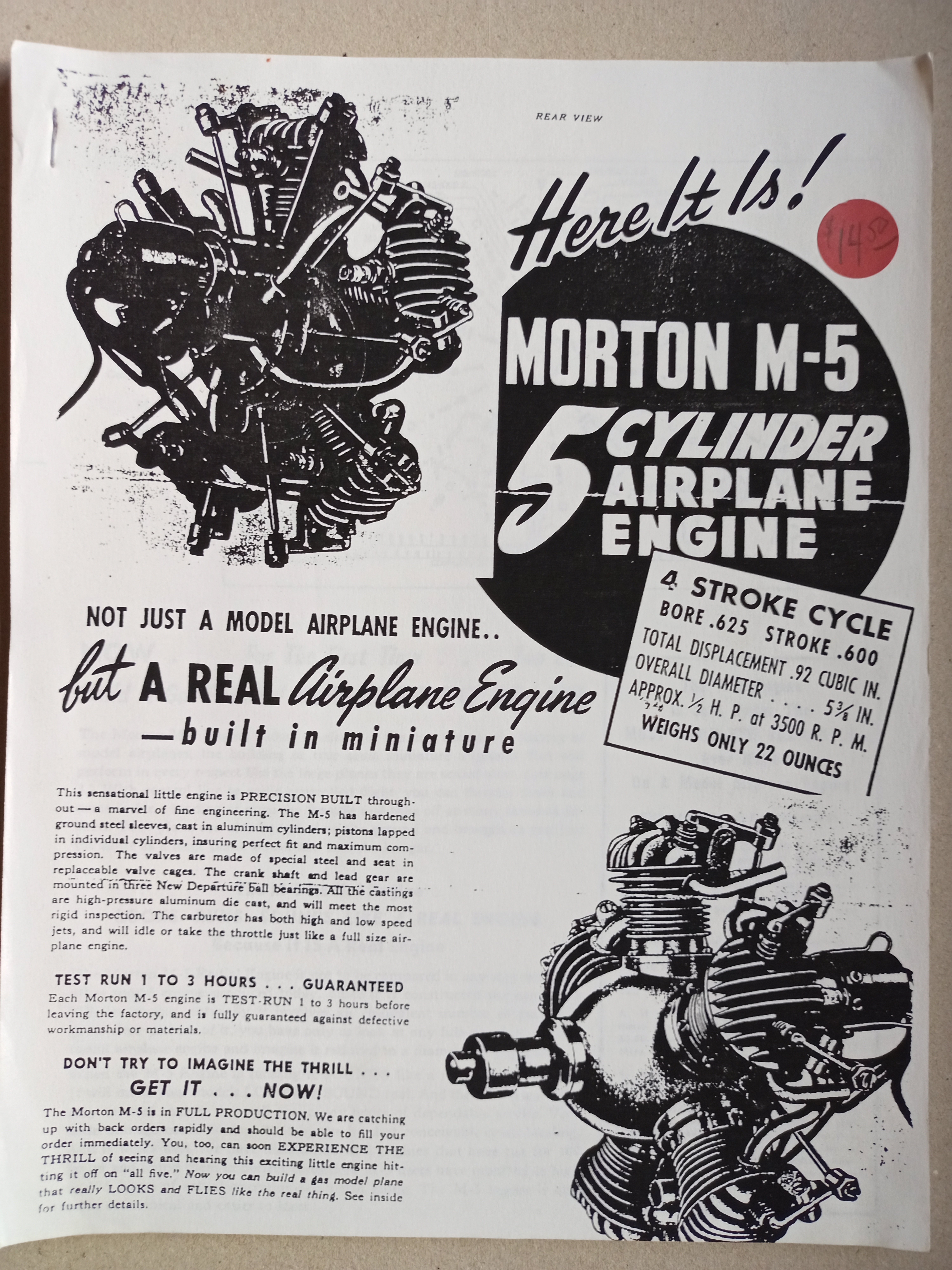 Beschreibung und Plan MORTON M5 (Deutsches Segelflugmuseum mit Modellflug CC BY-NC-SA)