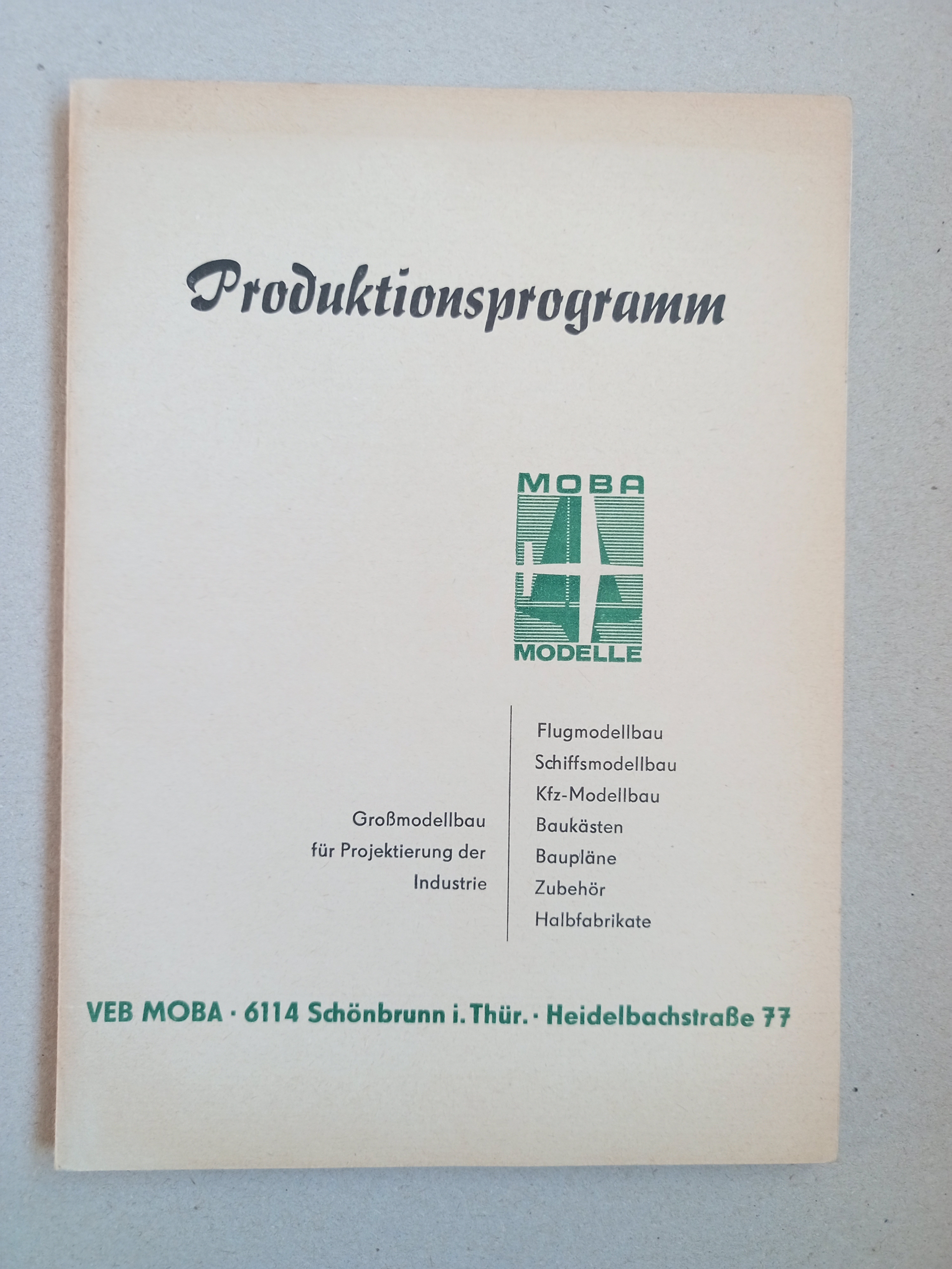 Katalog MOBA Modelle (Deutsches Segelflugmuseum mit Modellflug CC BY-NC-SA)