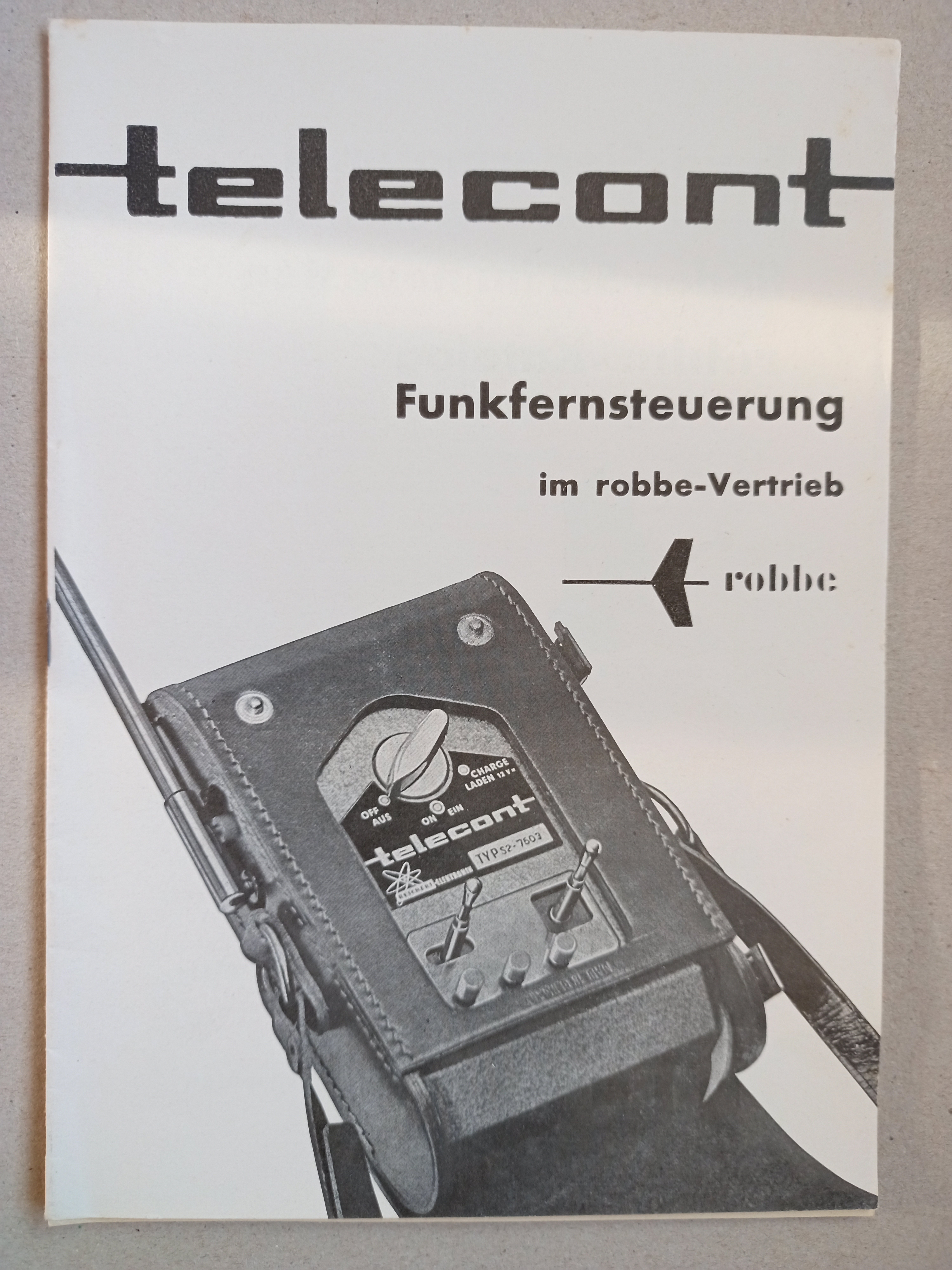 Prospekt telecont robbe (Deutsches Segelflugmuseum mit Modellflug CC BY-NC-SA)