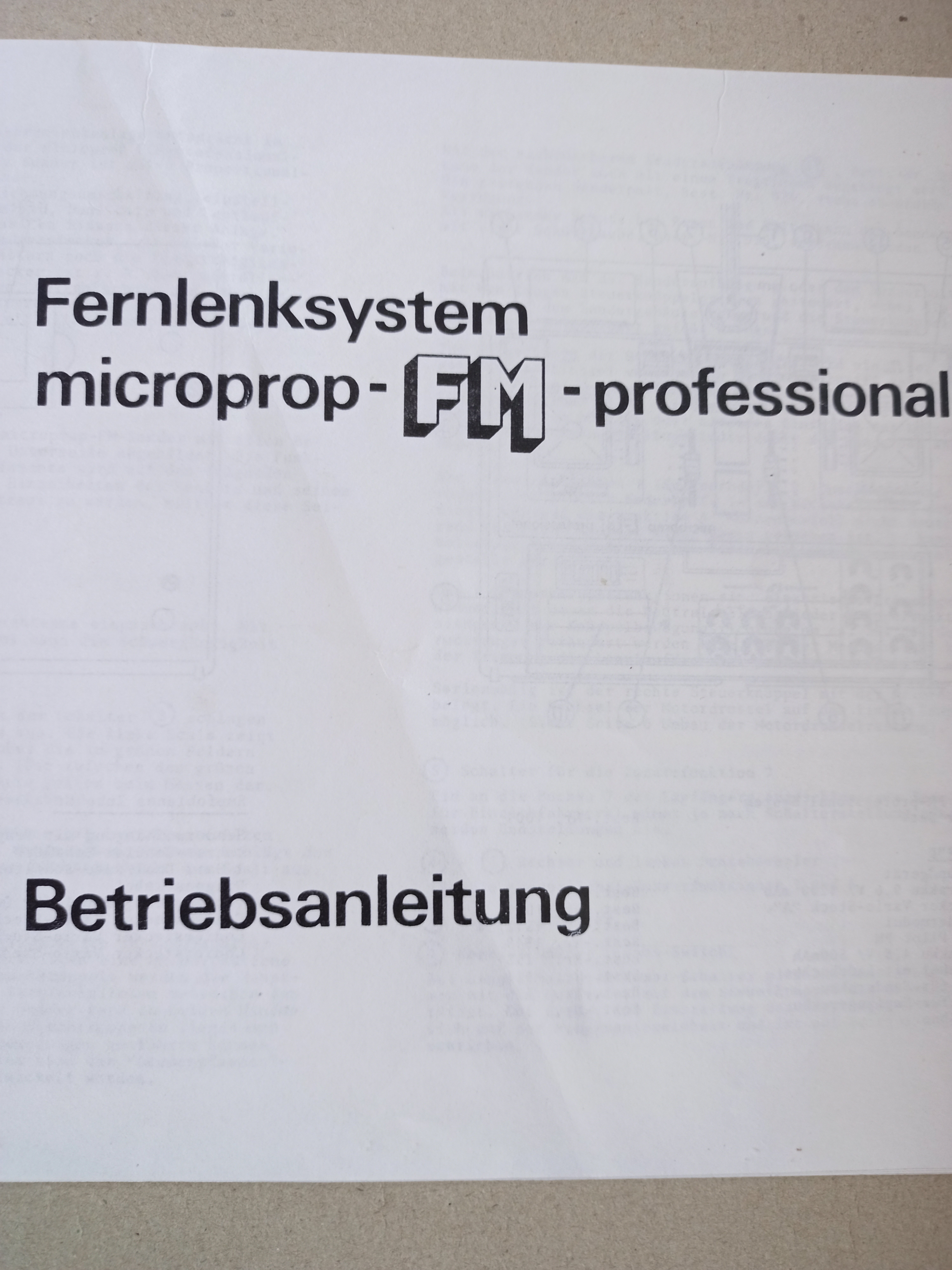 Bedienungsanleitung Microprop FM (Deutsches Segelflugmuseum mit Modellflug CC BY-NC-SA)