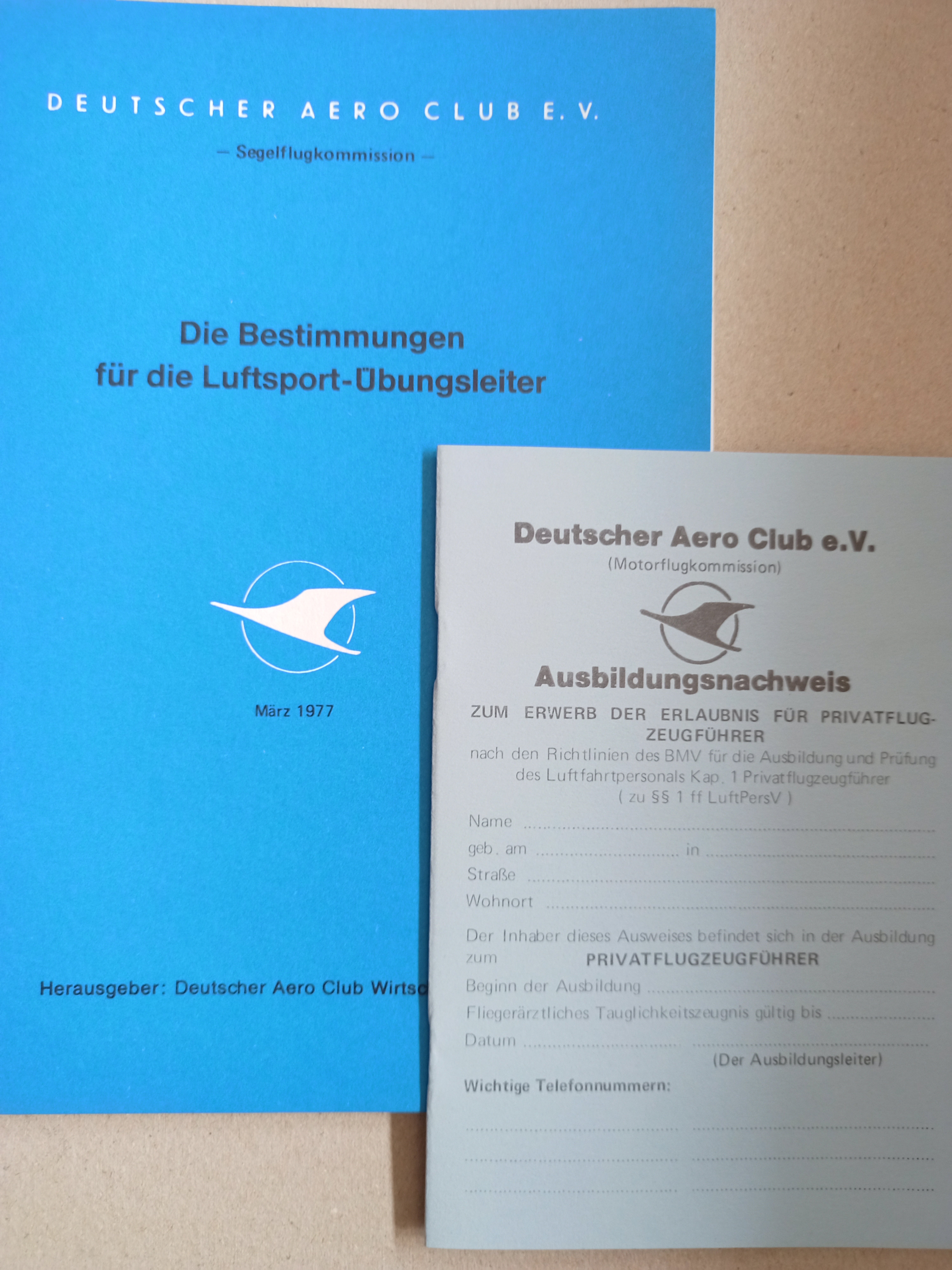 DAeC Bestimmungen Luftsportübungsleiter (Deutsches Segelflugmuseum mit Modellflug CC BY-NC-SA)