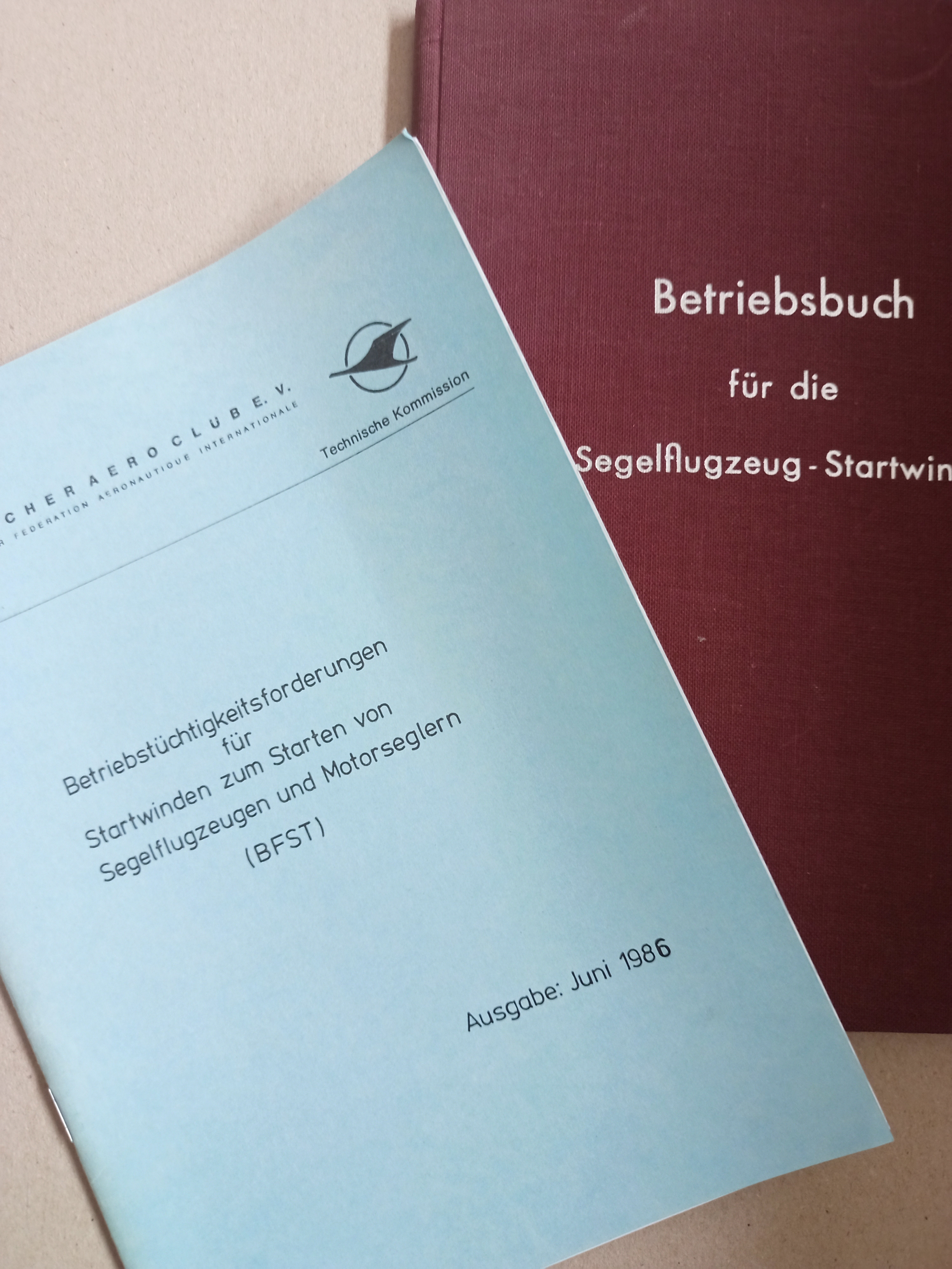 DAeC Betriebstüchtigkeitsforderungen für Startwinden (Deutsches Segelflugmuseum mit Modellflug CC BY-NC-SA)