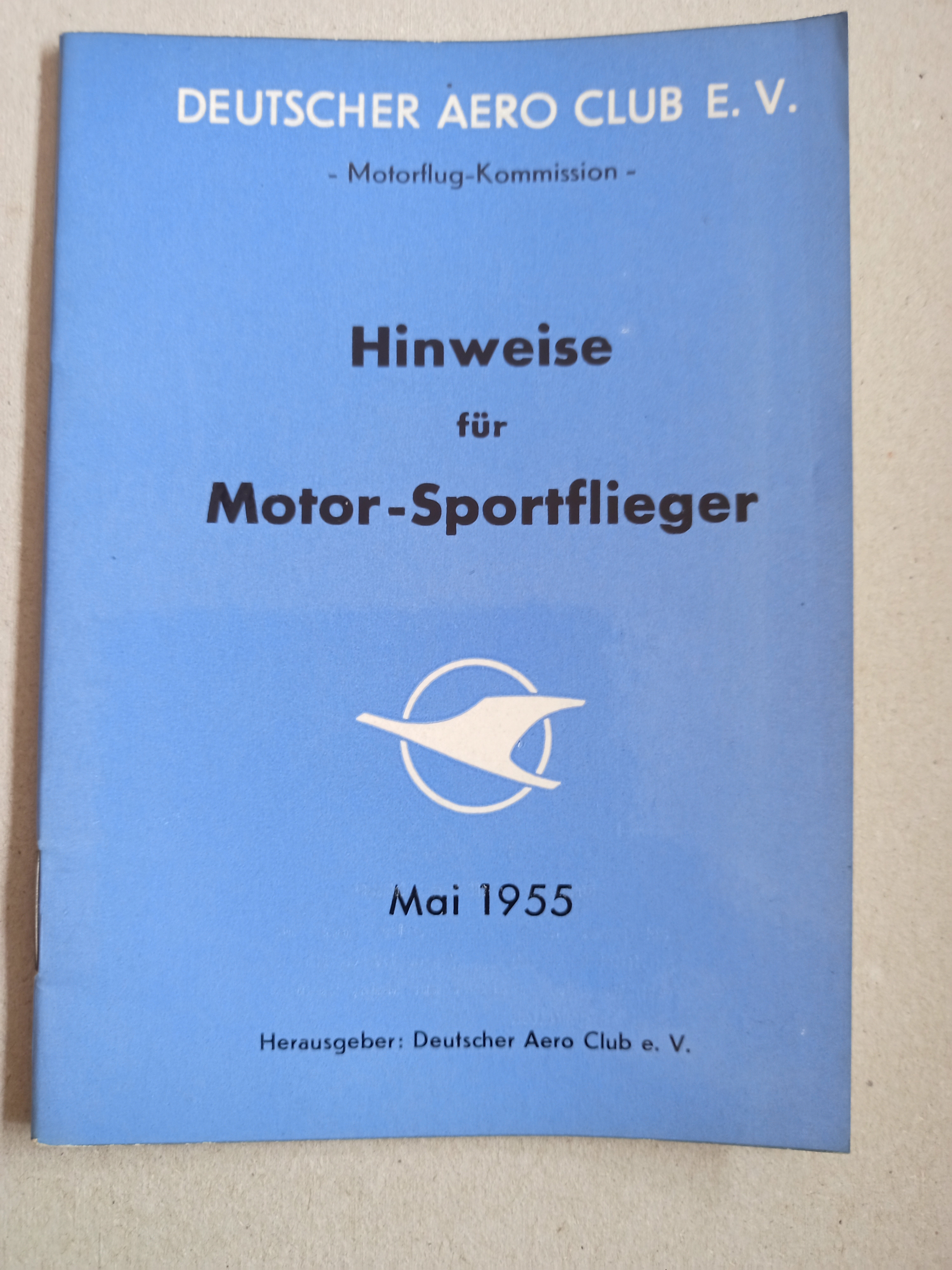 DAeC Hinweise für Motor-Sportflieger (Deutsches Segelflugmuseum mit Modellflug CC BY-NC-SA)