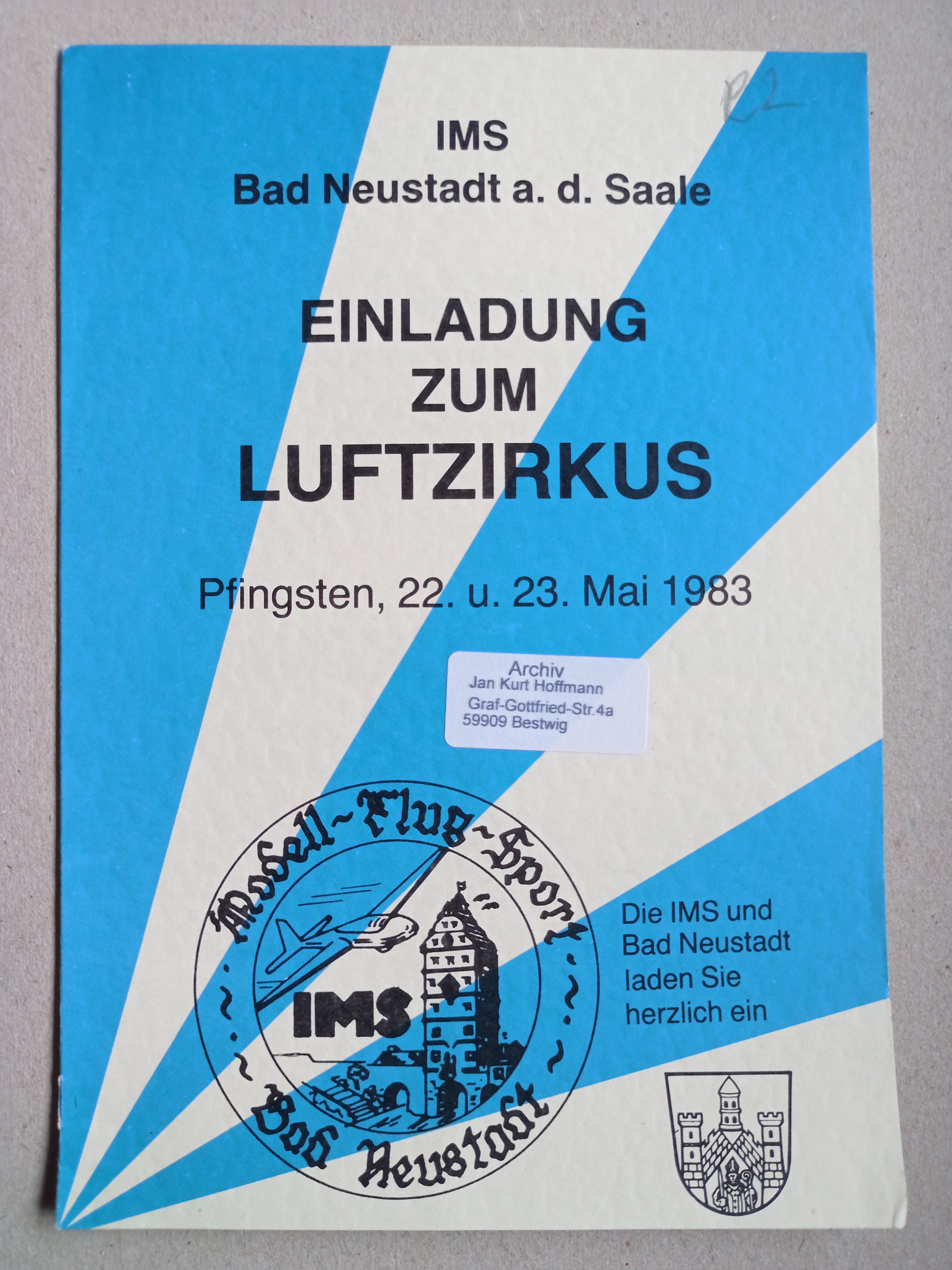 IMS Bad Neustadt Luftzirkus 1983 (Deutsches Segelflugmuseum mit Modellflug CC BY-NC-SA)