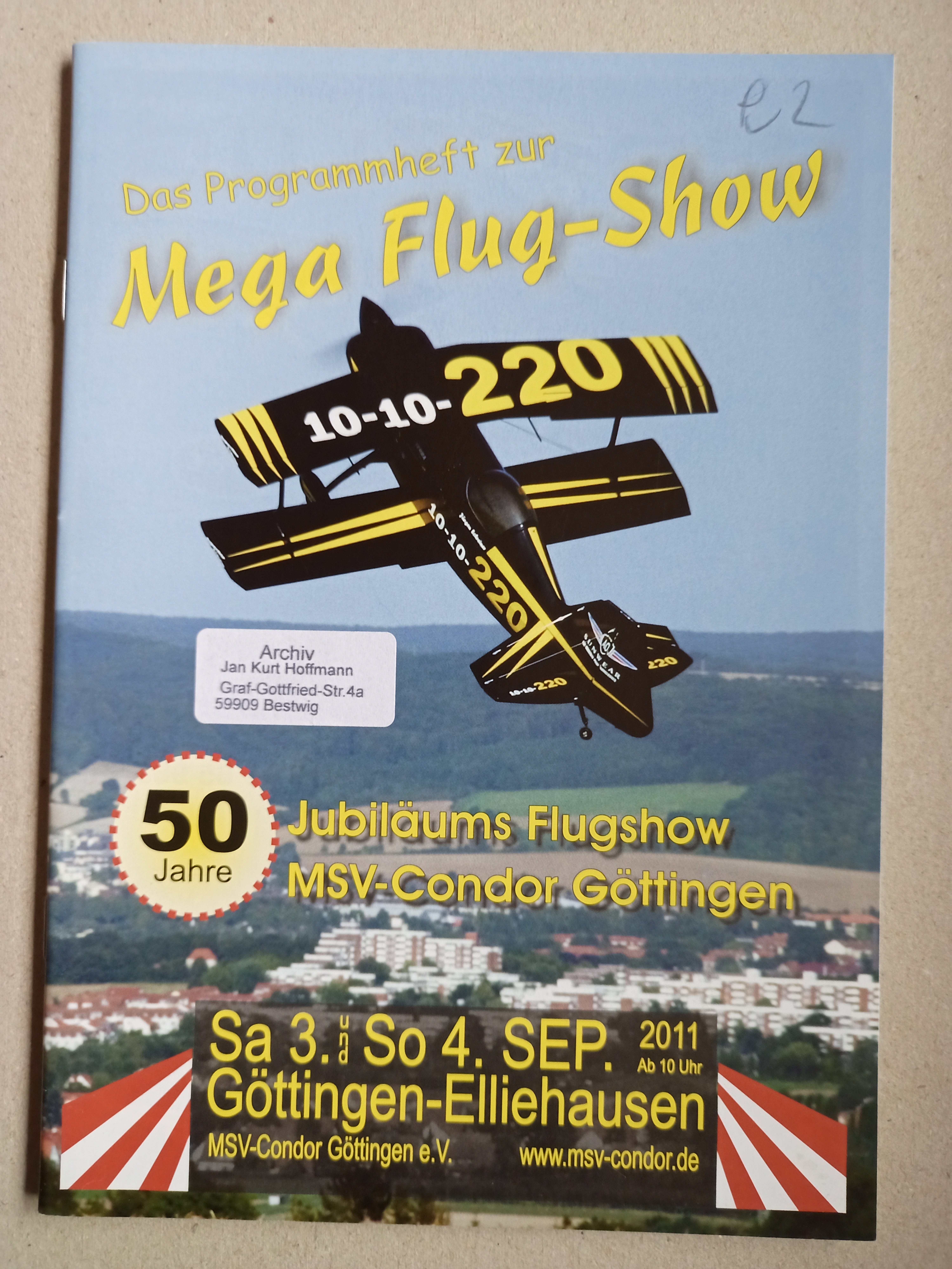 MSV Condor Göttingen Mega Flug Show 2011 (Deutsches Segelflugmuseum mit Modellflug CC BY-NC-SA)