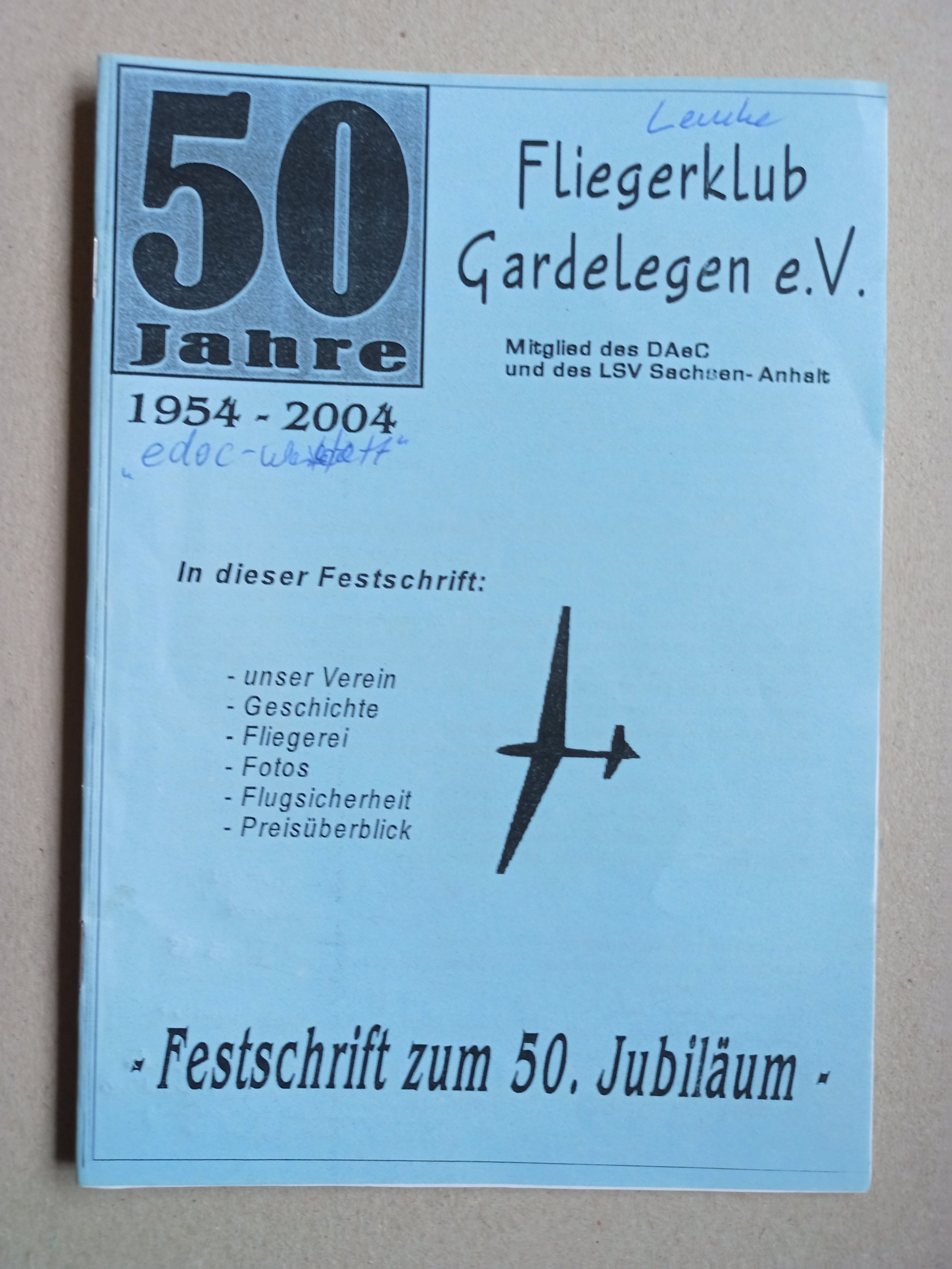 Gardelegen 50 Jahre (Deutsches Segelflugmuseum mit Modellflug CC BY-NC-SA)