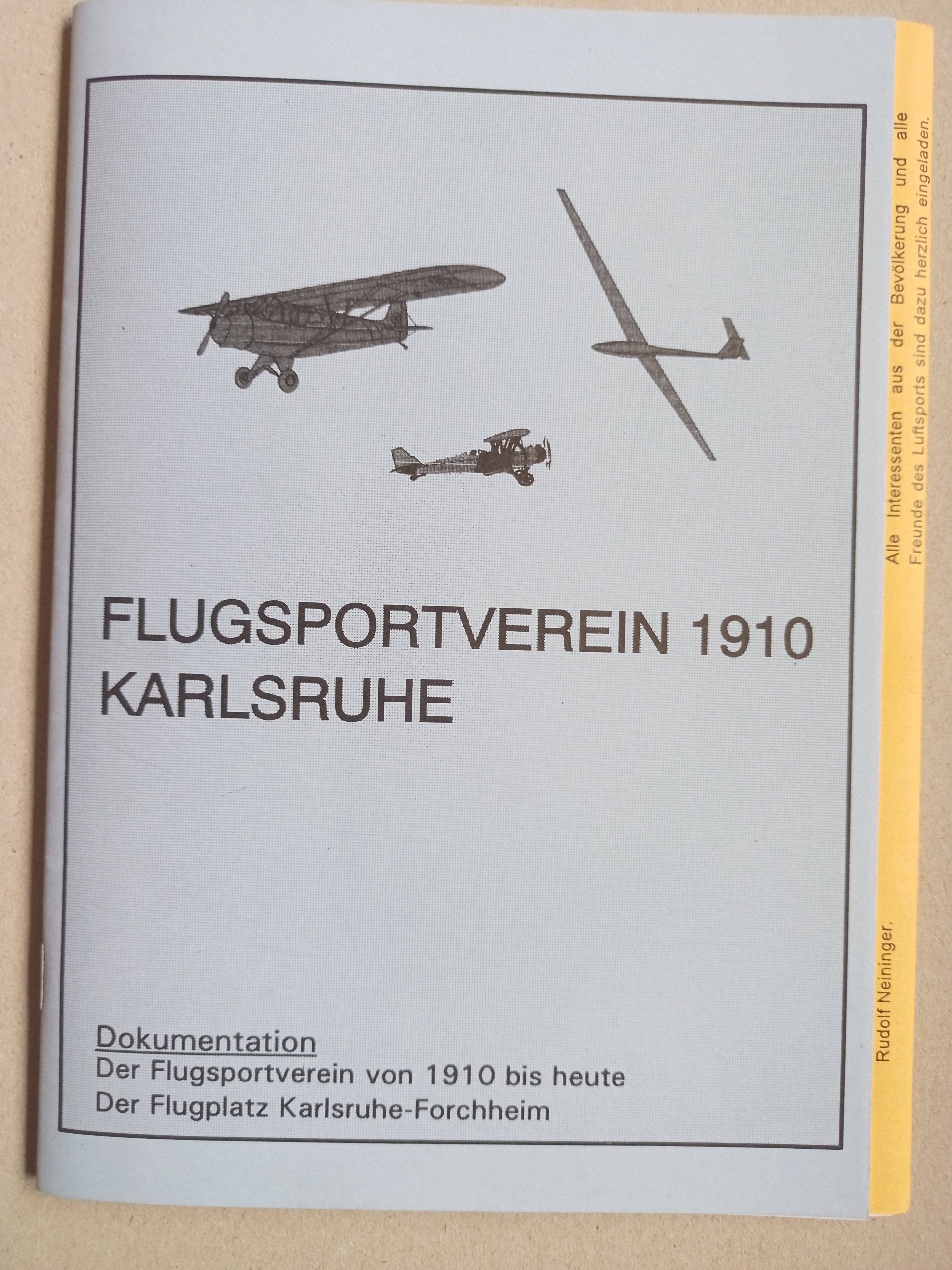 Karlsruhe seit 1910 (Deutsches Segelflugmuseum mit Modellflug CC BY-NC-SA)