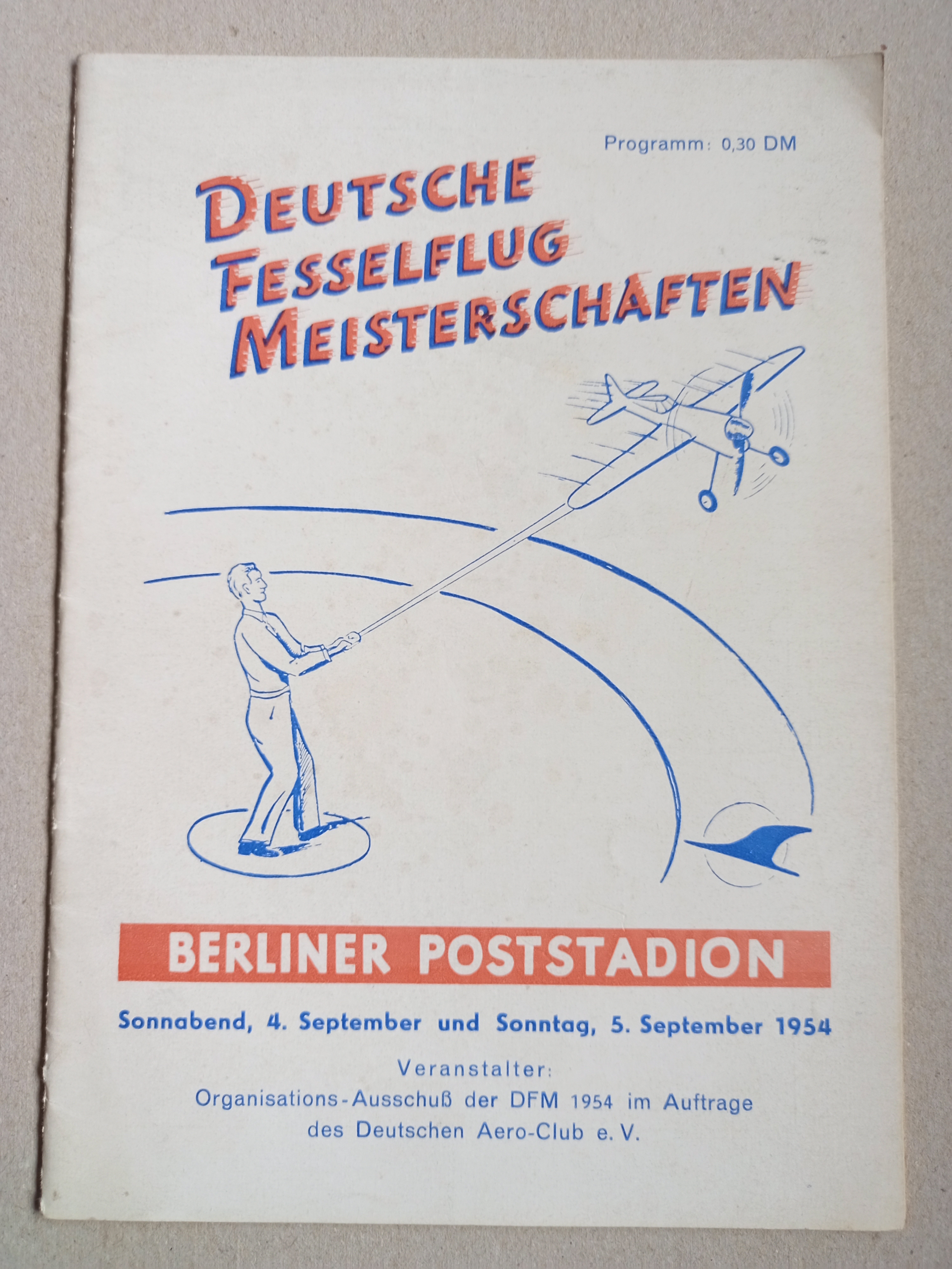 DM Fesselflug 1954 (Deutsches Segelflugmuseum mit Modellflug CC BY-NC-SA)