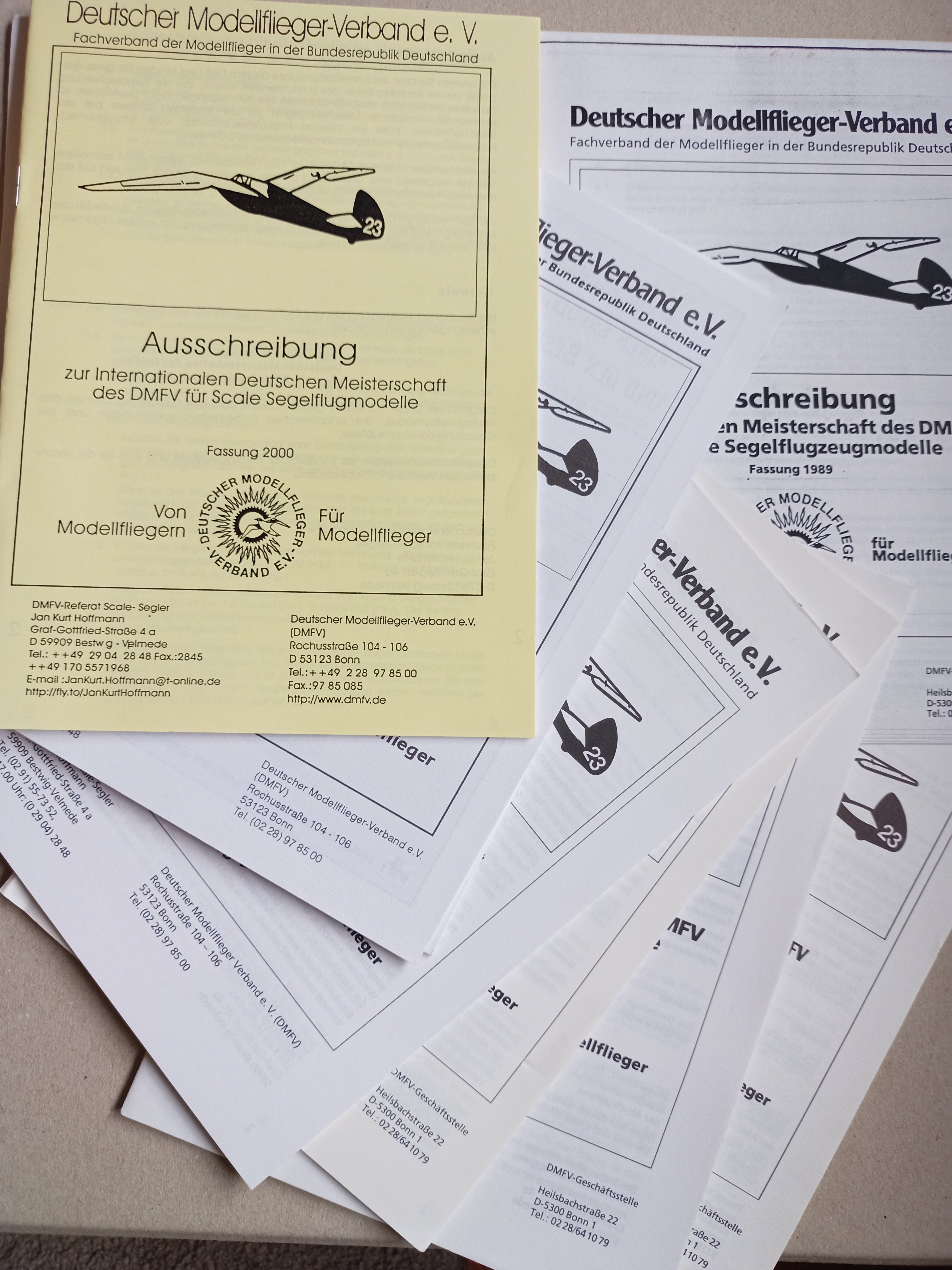 DMFV Ausschreibungen DM Scale Segelflugzeuge (Deutsches Segelflugmuseum mit Modellflug CC BY-NC-SA)