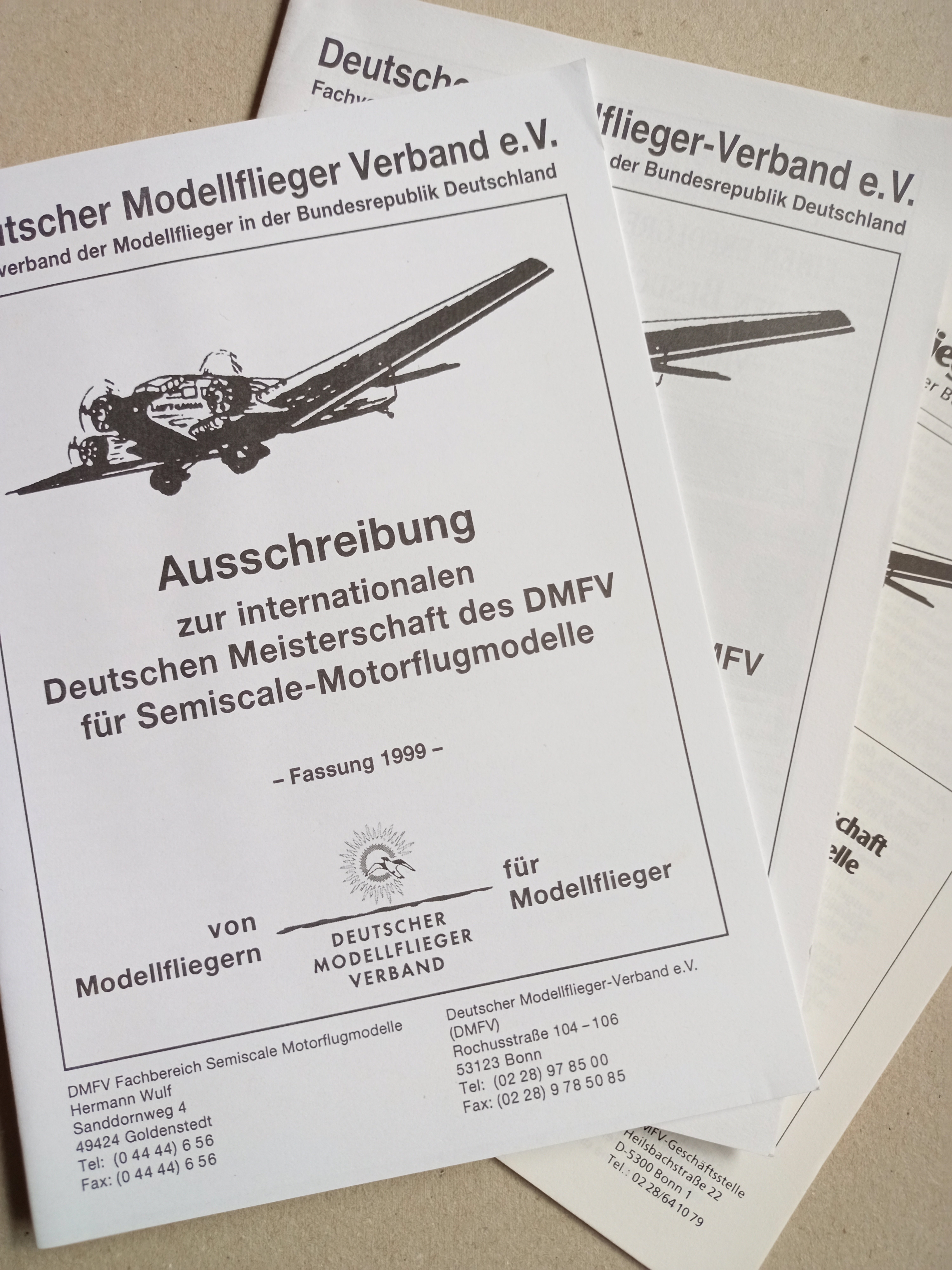 DMFV Ausschreibungen DM Semiscale Motorflugmodelle (Deutsches Segelflugmuseum mit Modellflug CC BY-NC-SA)