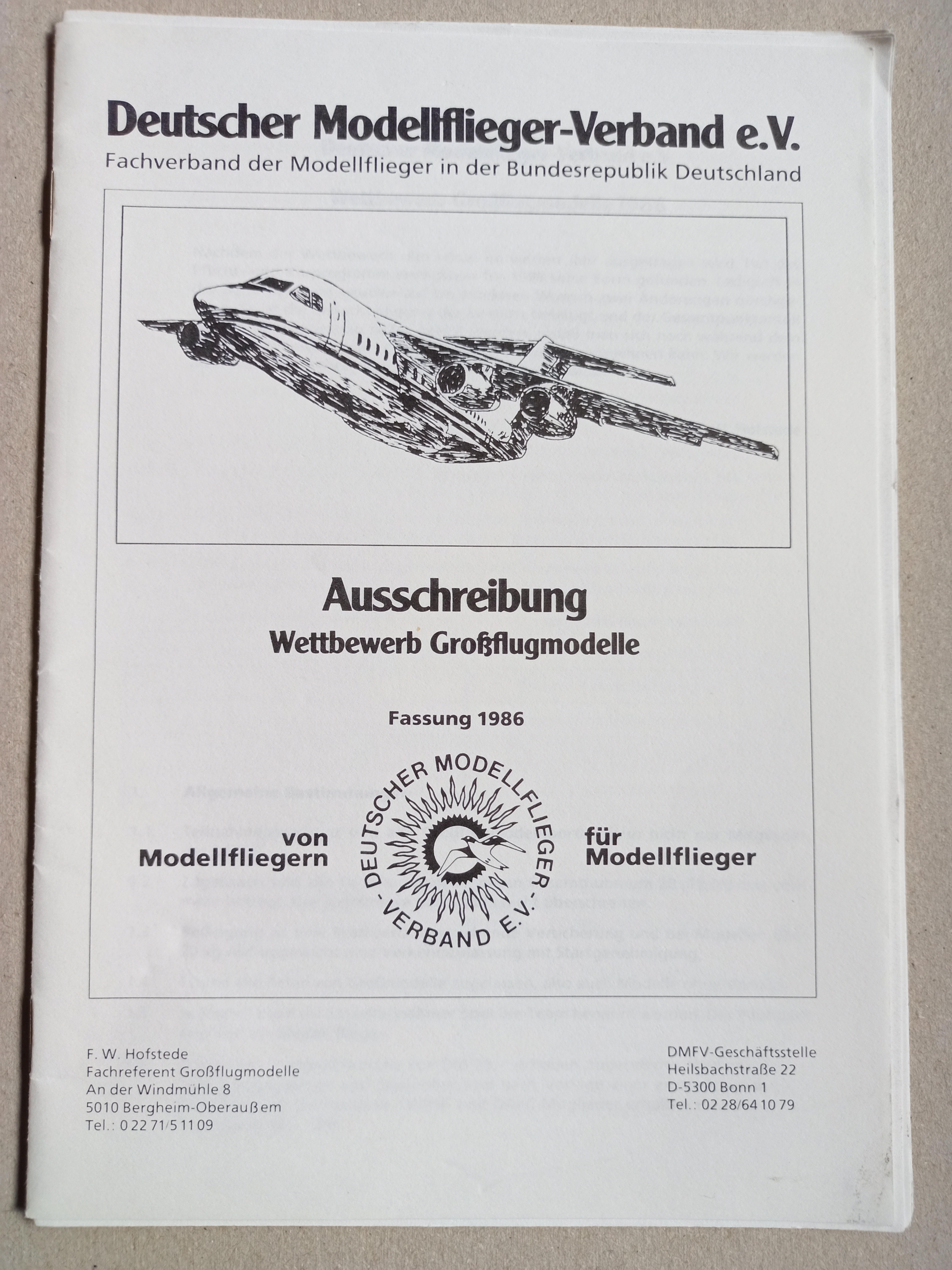DMFV Ausschreibung Grossmodelle (Deutsches Segelflugmuseum mit Modellflug CC BY-NC-SA)