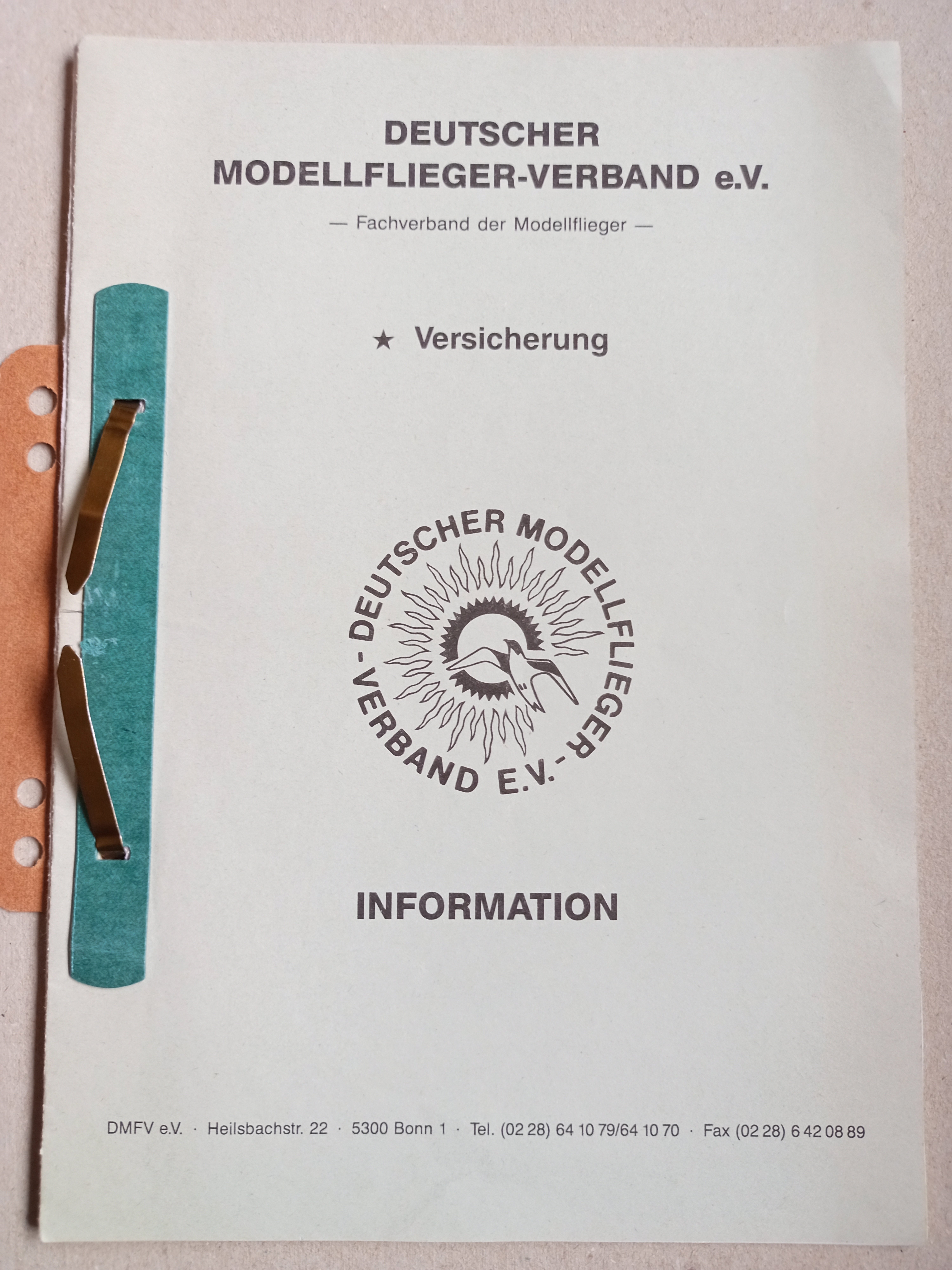 DMFV Versicherung Infobroschüre (Deutsches Segelflugmuseum mit Modellflug CC BY-NC-SA)