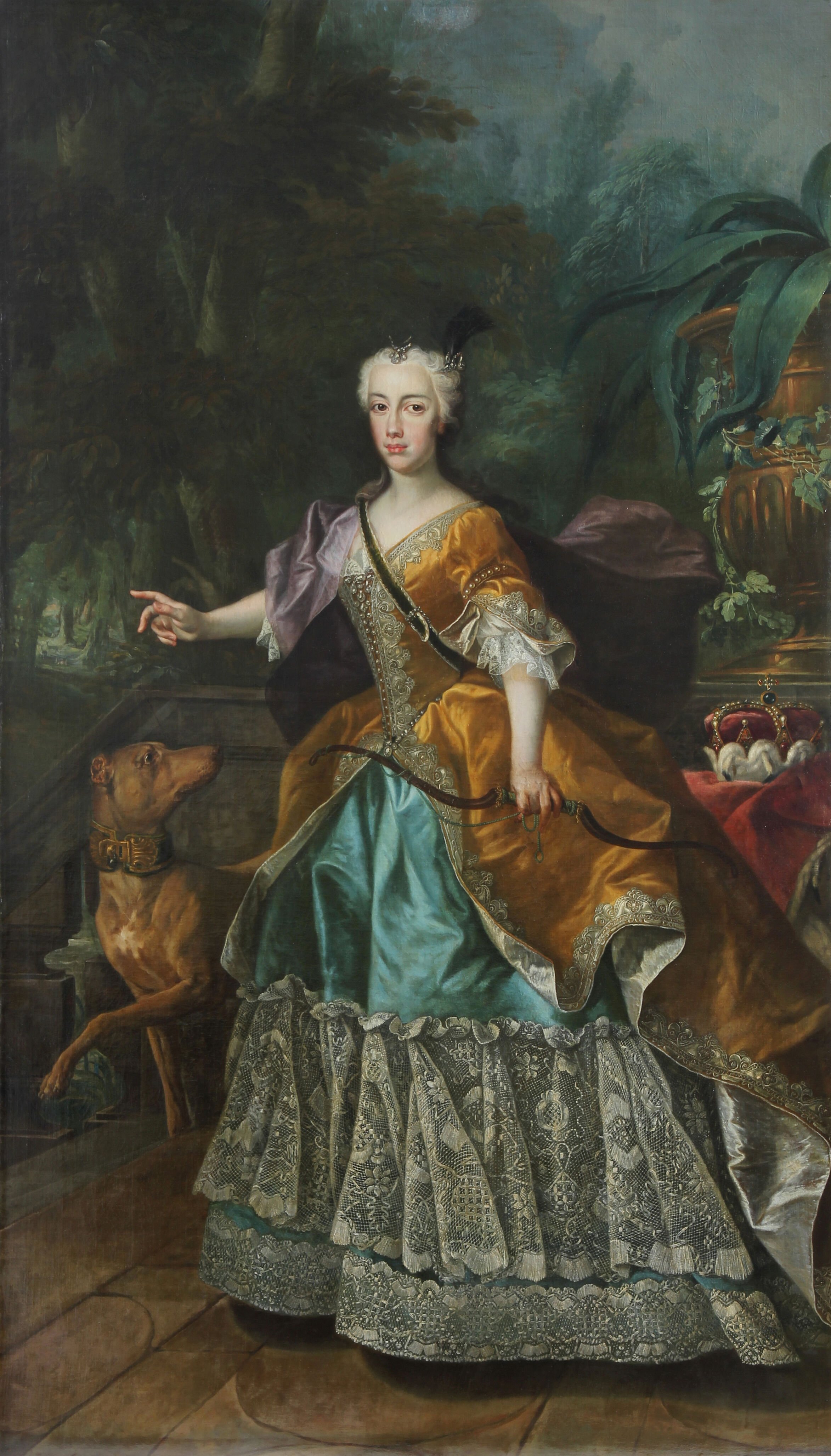 Erzherzogin Maria Anna von Österreich als Diana (Staatliche Schlösser und Gärten Hessen CC BY-SA)