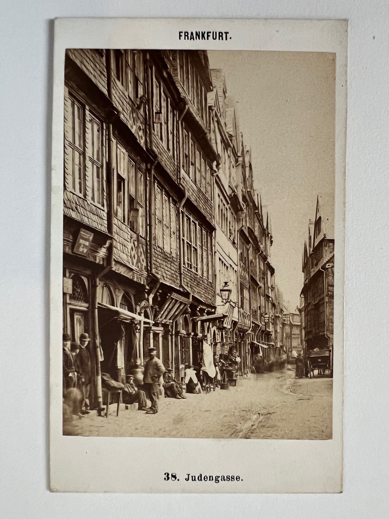 CdV, Frantisek Fridrich, Frankfurt, Nr. 38, Lutherhaus, ca. 1875. (Taunus-Rhein-Main - Regionalgeschichtliche Sammlung Dr. Stefan Naas CC BY-NC-SA)