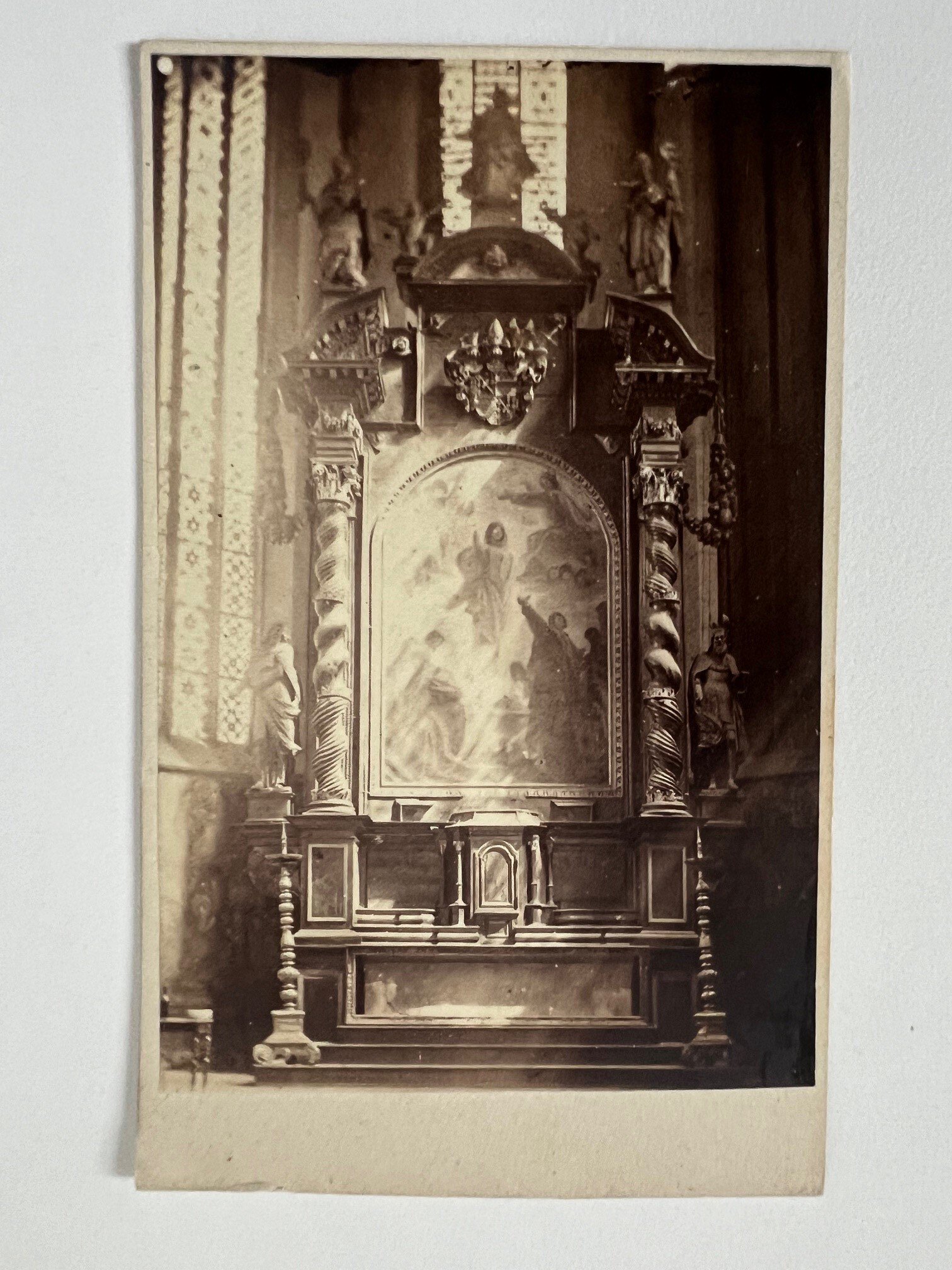 CdV, Carl Meyer, Frankfurt, Dom, Altar, ca. 1868. (Taunus-Rhein-Main - Regionalgeschichtliche Sammlung Dr. Stefan Naas CC BY-NC-SA)