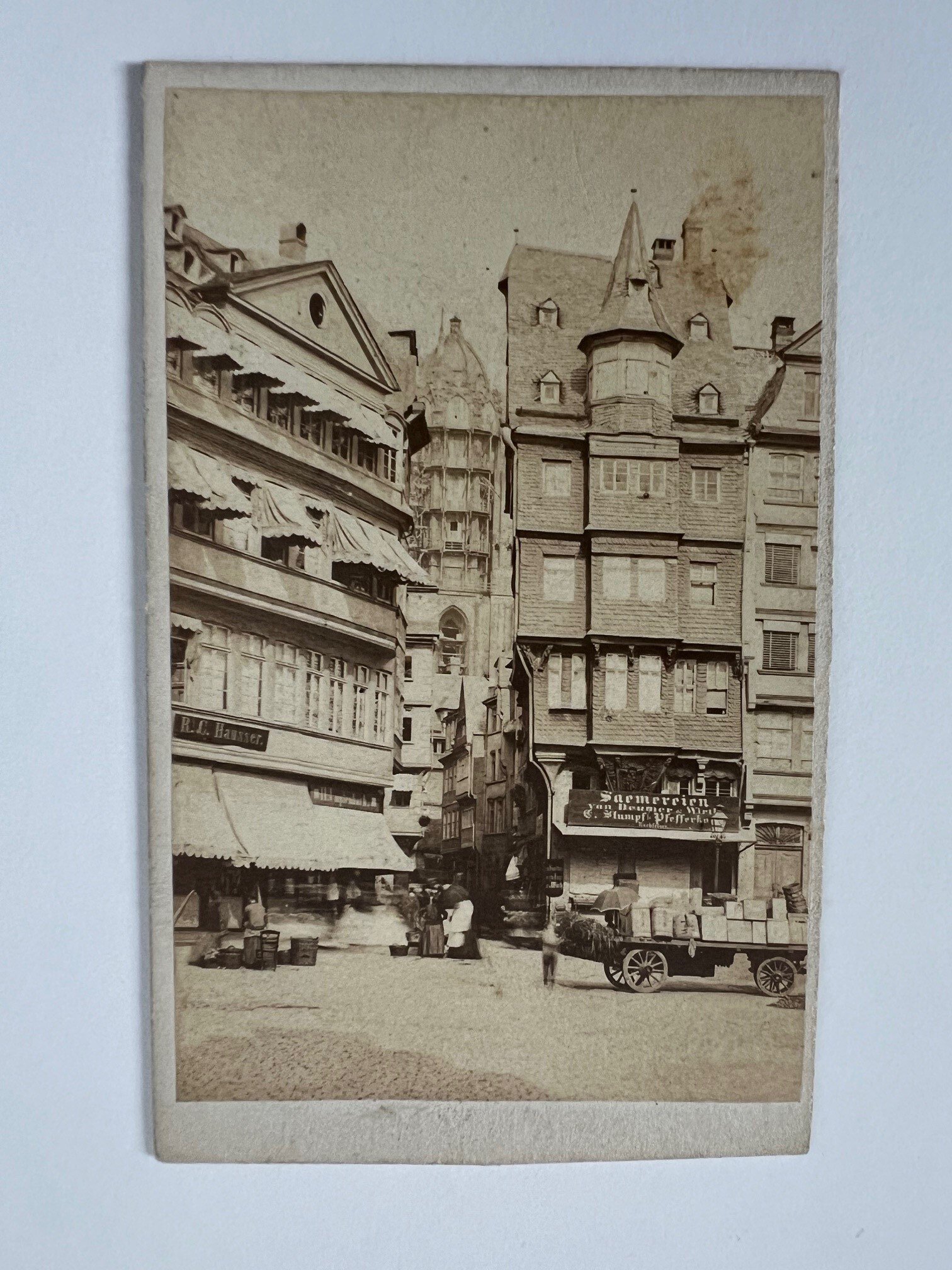 CdV, Theodor Creifelds, Frankfurt, Nr. 279, Dom, ca. 1870. (Taunus-Rhein-Main - Regionalgeschichtliche Sammlung Dr. Stefan Naas CC BY-NC-SA)