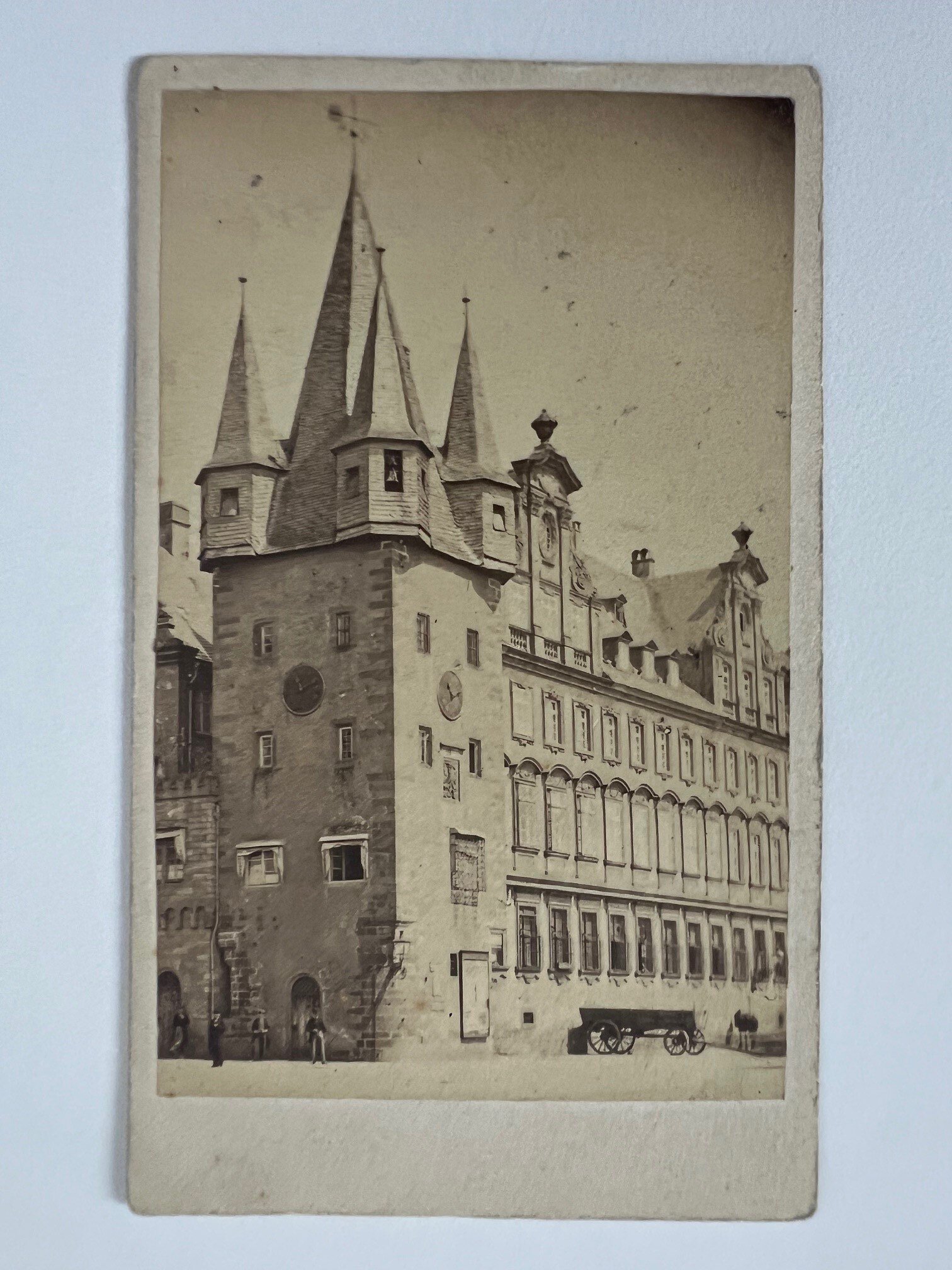 CdV, Theodor Creifelds, Frankfurt, Nr. 278, Rententhurm, ca. 1870. (Taunus-Rhein-Main - Regionalgeschichtliche Sammlung Dr. Stefan Naas CC BY-NC-SA)