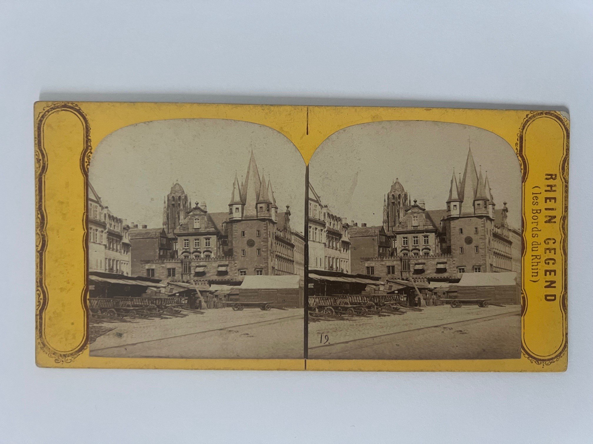 Stereobild, Unbekannter Fotograf, Frankfurt, Rententurm, ca. 1876. (Taunus-Rhein-Main - Regionalgeschichtliche Sammlung Dr. Stefan Naas CC BY-NC-SA)